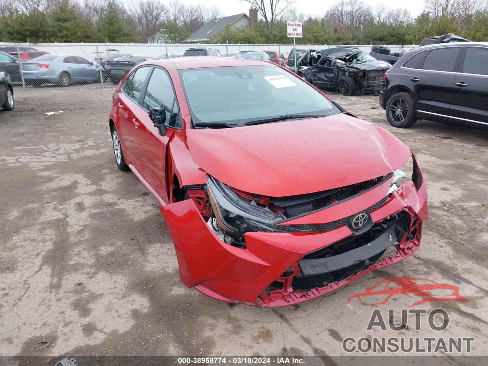 TOYOTA COROLLA 2021 - 5YFEPMAE7MP175375