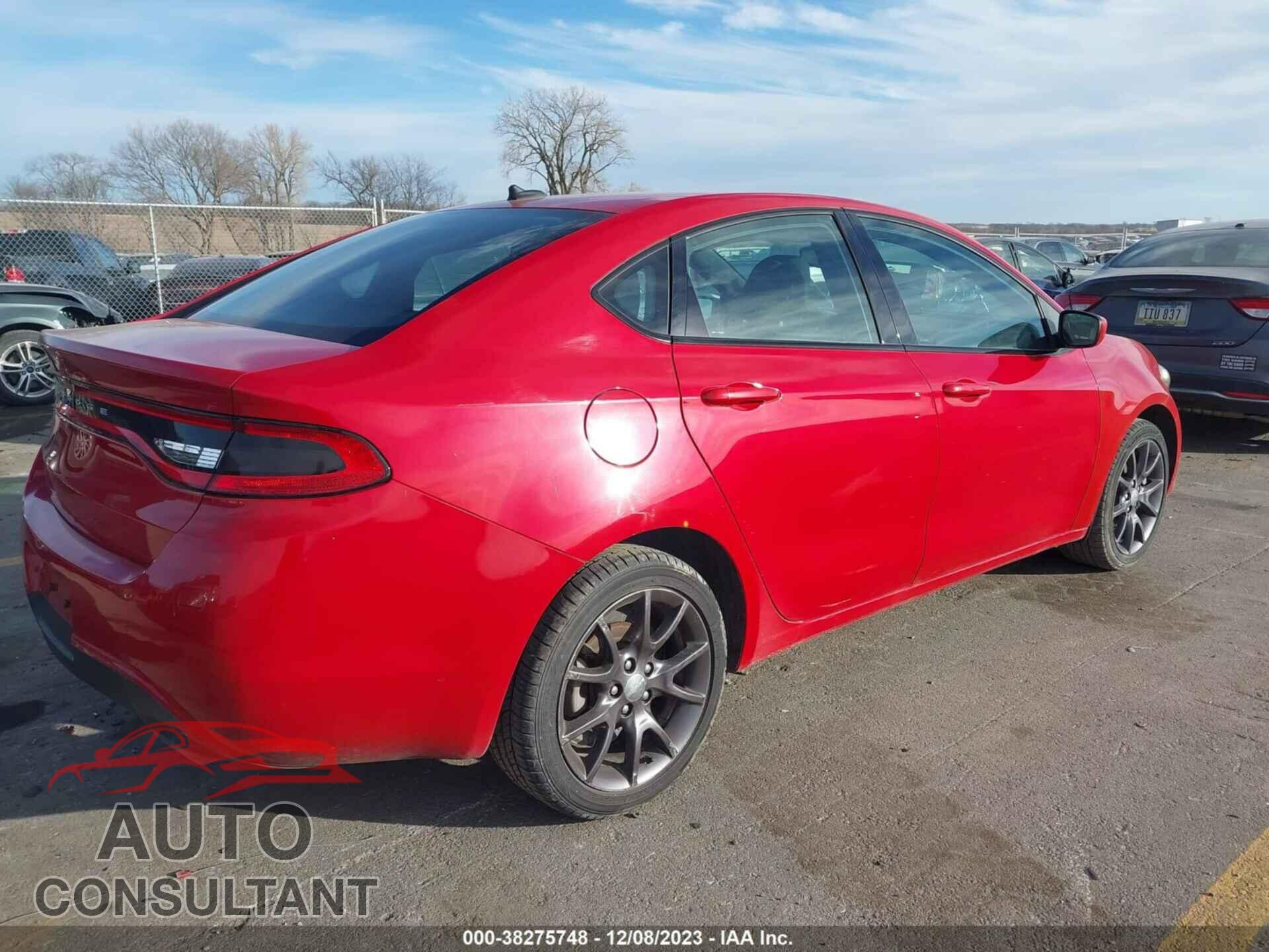 DODGE DART 2015 - 1C3CDFBBXFD403928