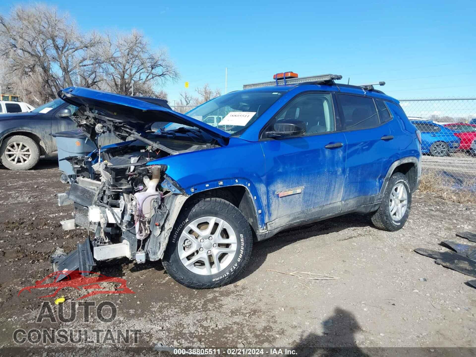 JEEP COMPASS 2017 - 3C4NJDAB5HT658017