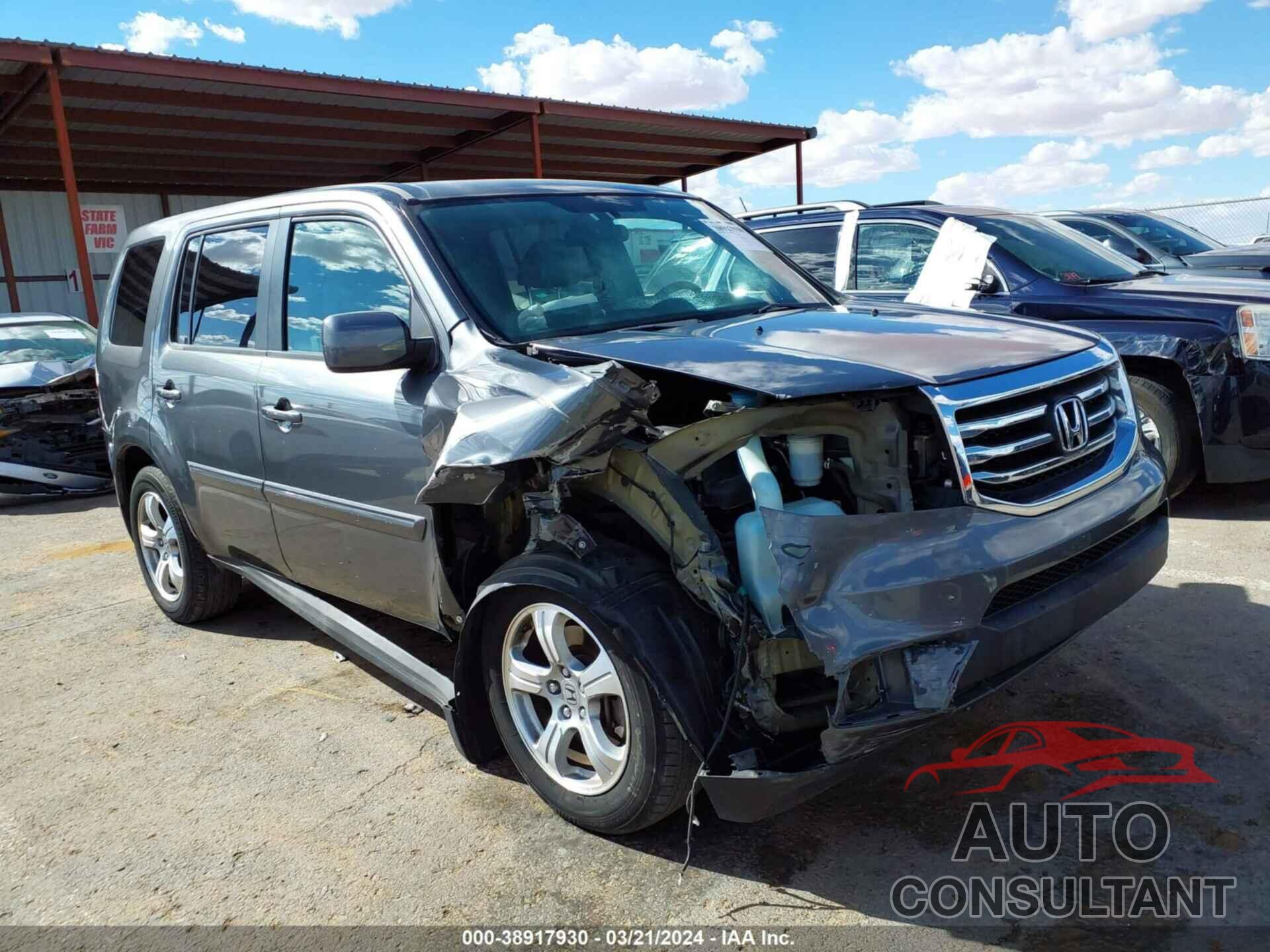 HONDA PILOT 2013 - 5FNYF4H42DB052978