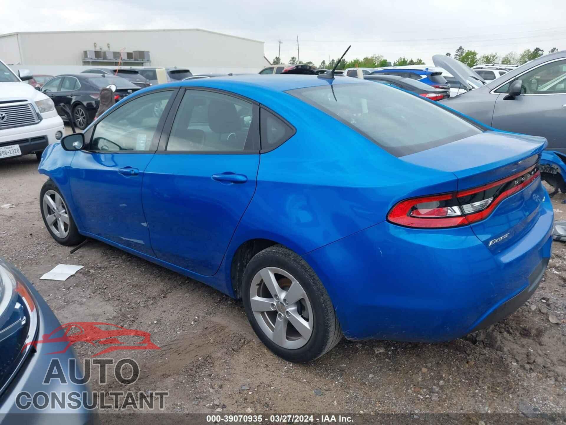 DODGE DART 2016 - 1C3CDFBB5GD653210