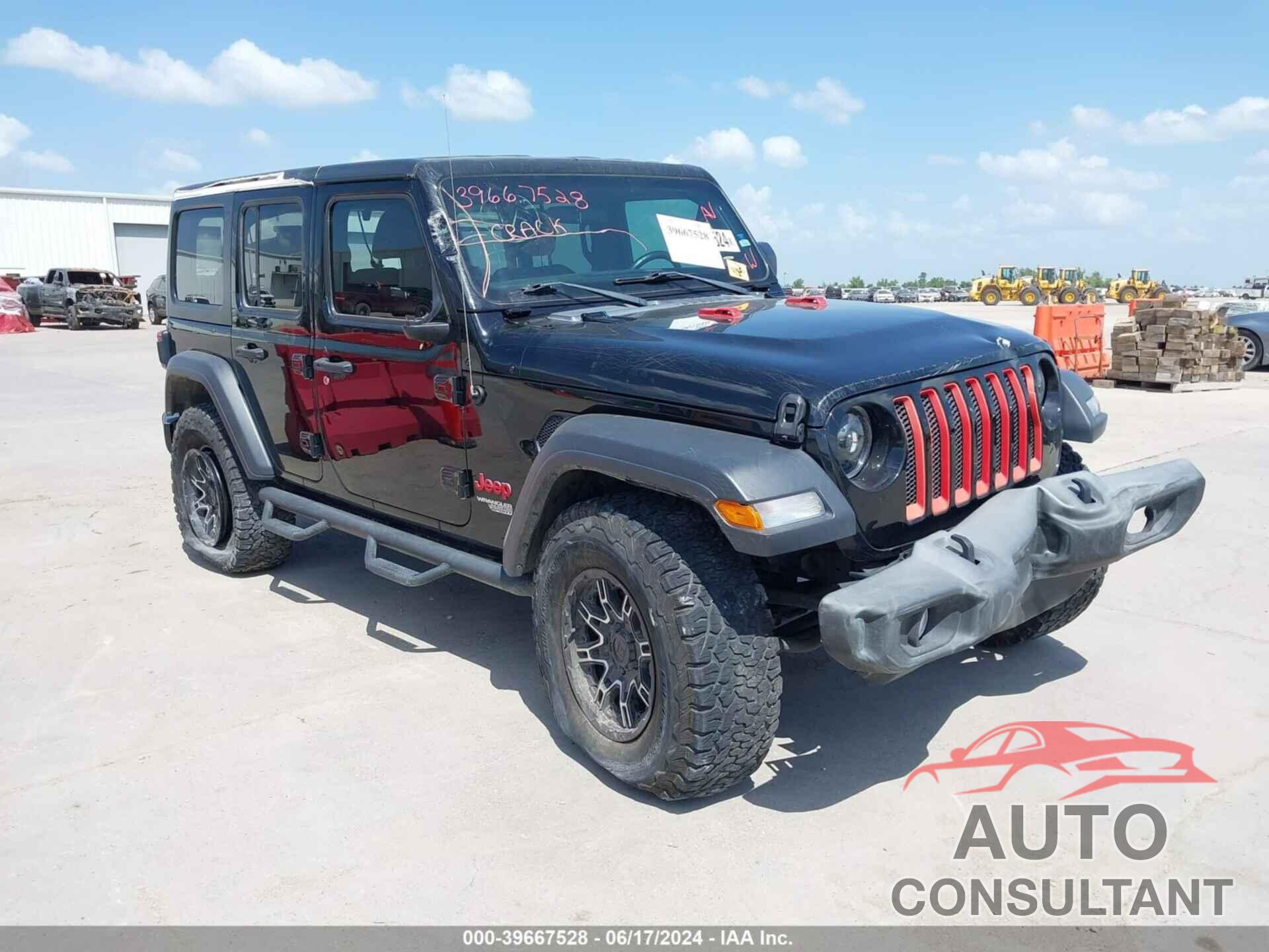 JEEP WRANGLER UNLIMITED 2018 - 1C4HJXDN2JW317940