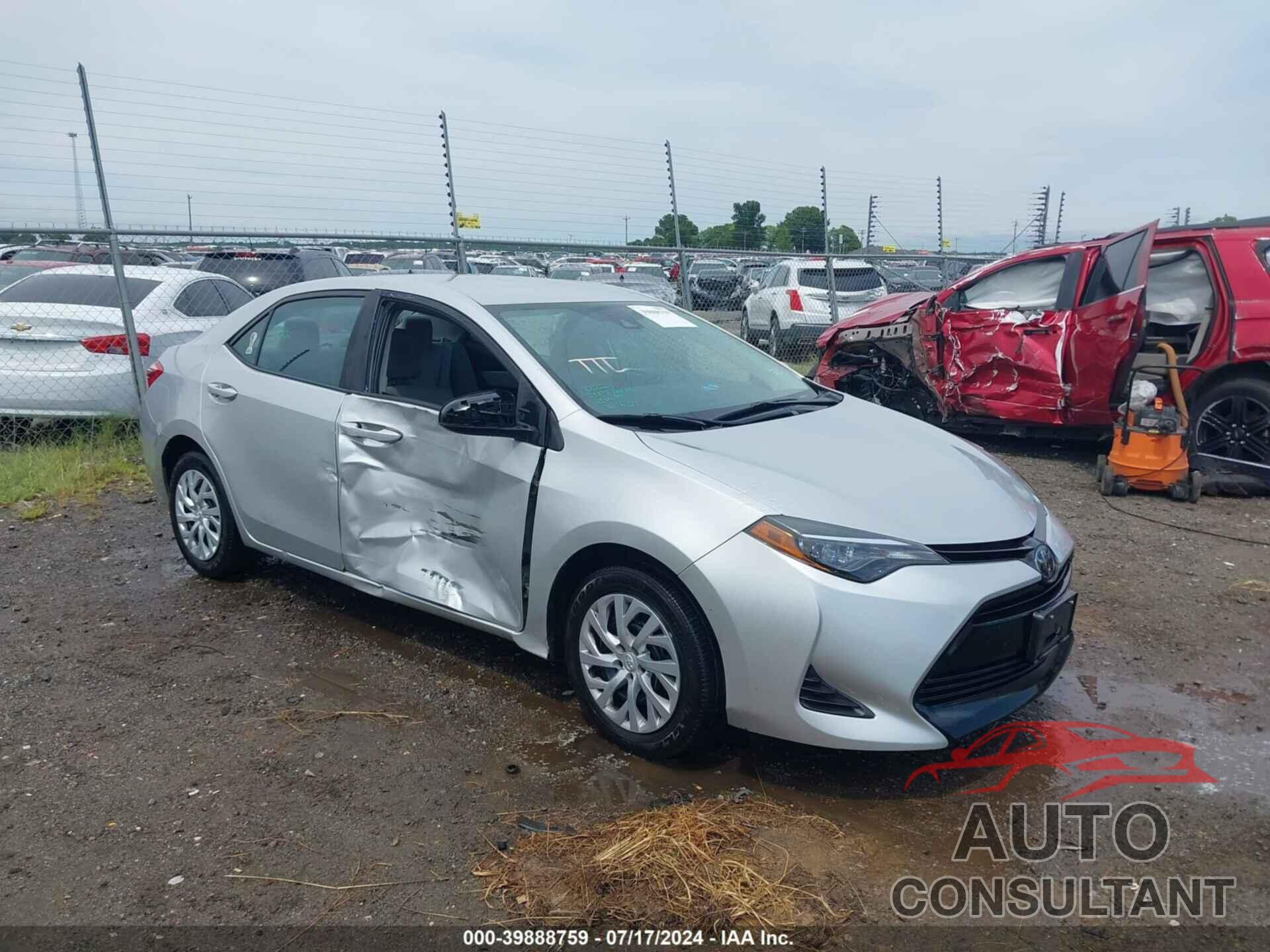 TOYOTA COROLLA 2019 - 5YFBURHE0KP918602
