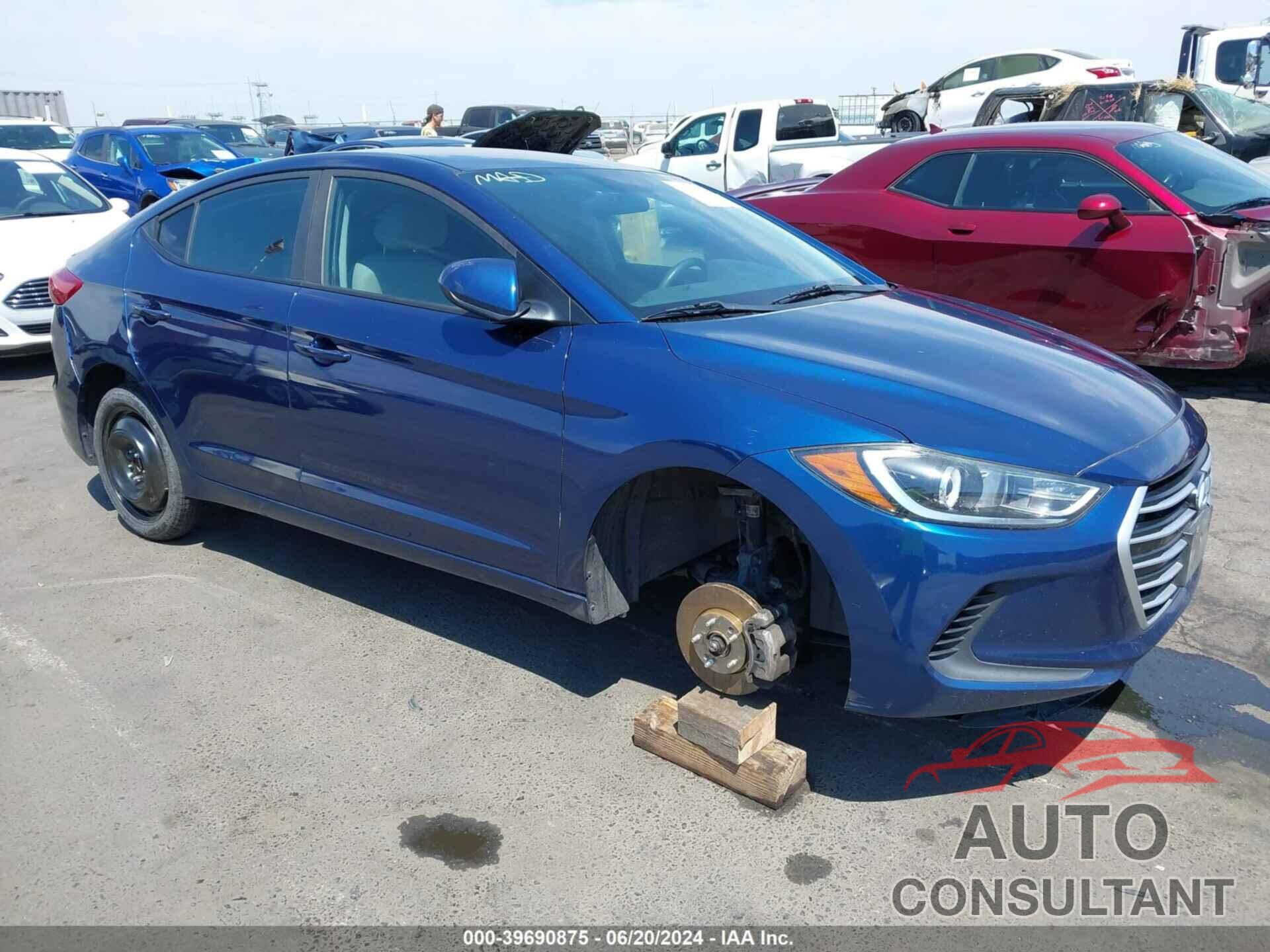 HYUNDAI ELANTRA 2017 - 5NPD84LF6HH040423