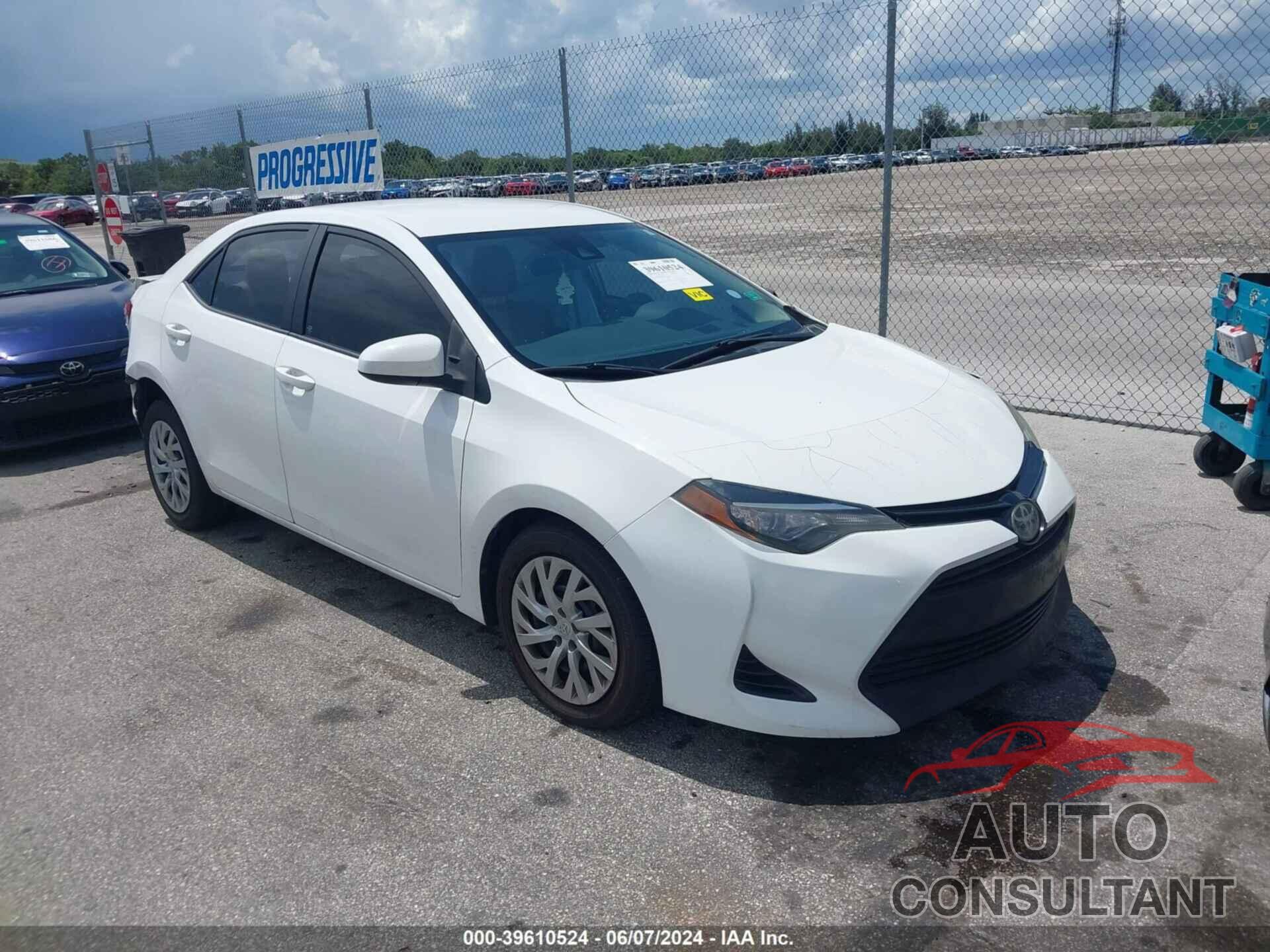 TOYOTA COROLLA 2017 - 2T1BURHE7HC810504