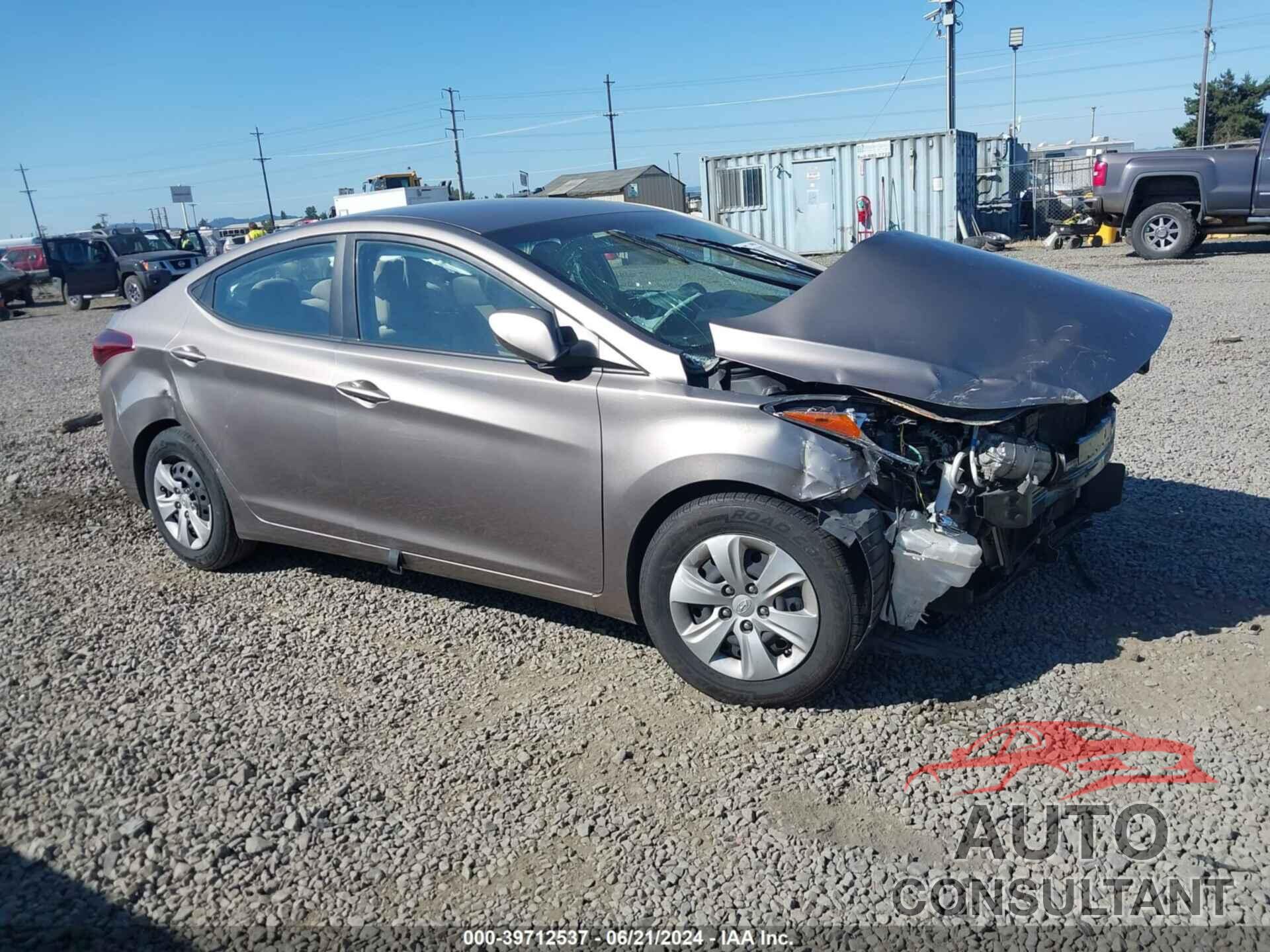 HYUNDAI ELANTRA 2016 - 5NPDH4AE0GH707642