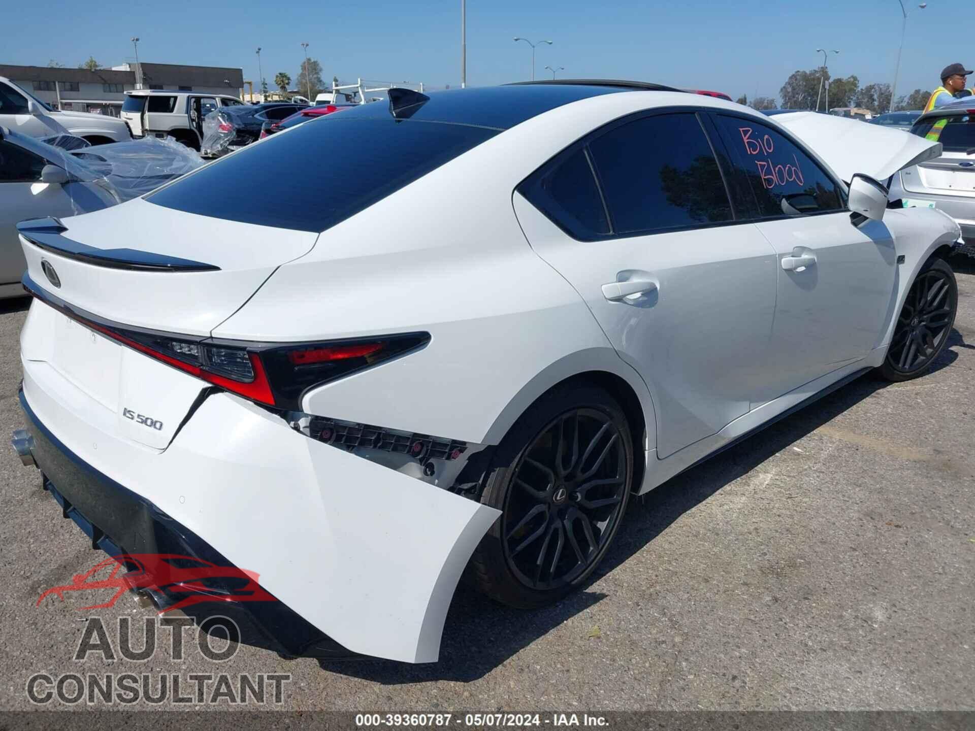 LEXUS IS 500 2023 - JTHAP1D2XP5003548