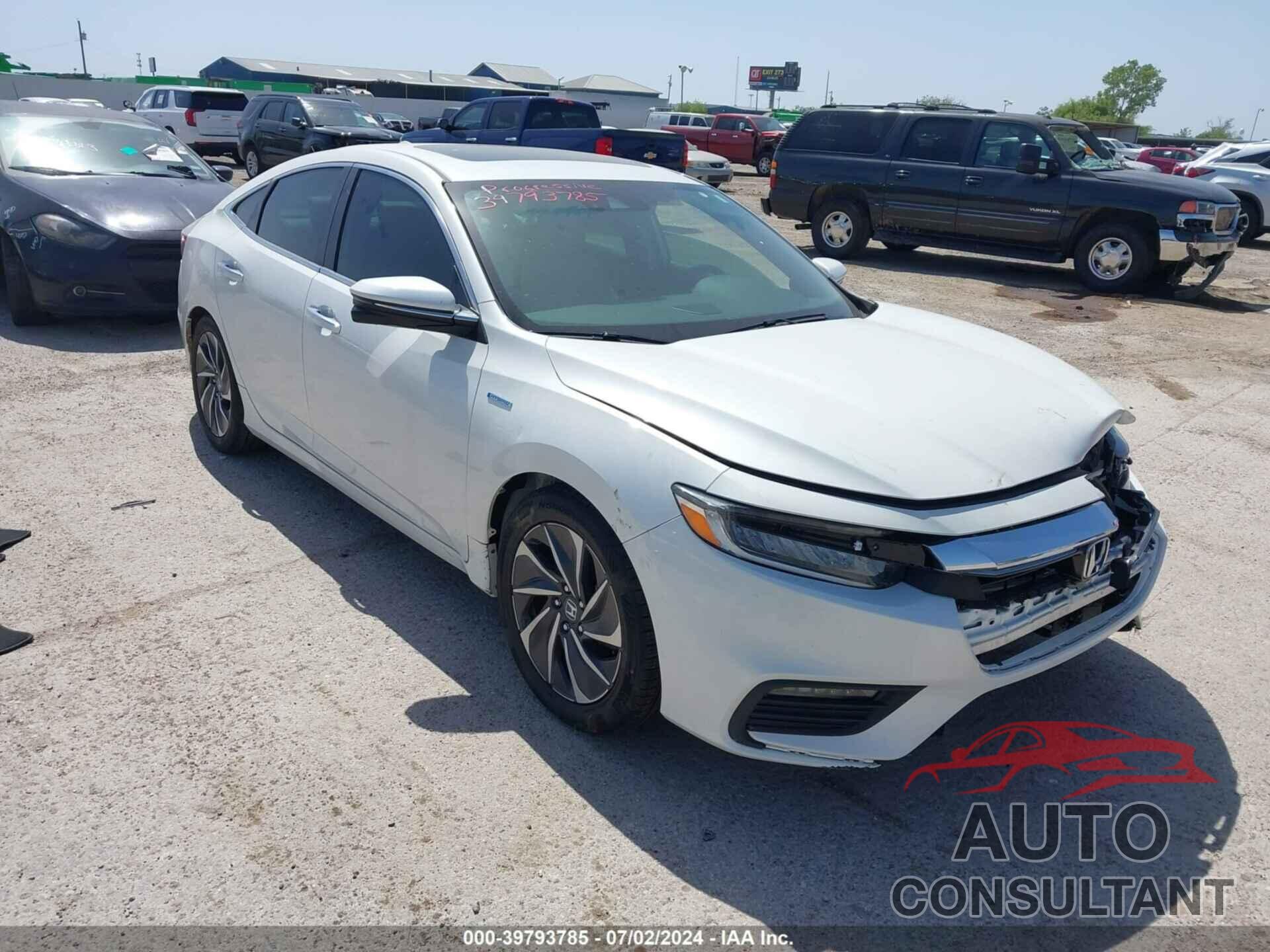 HONDA INSIGHT 2019 - 19XZE4F9XKE000944