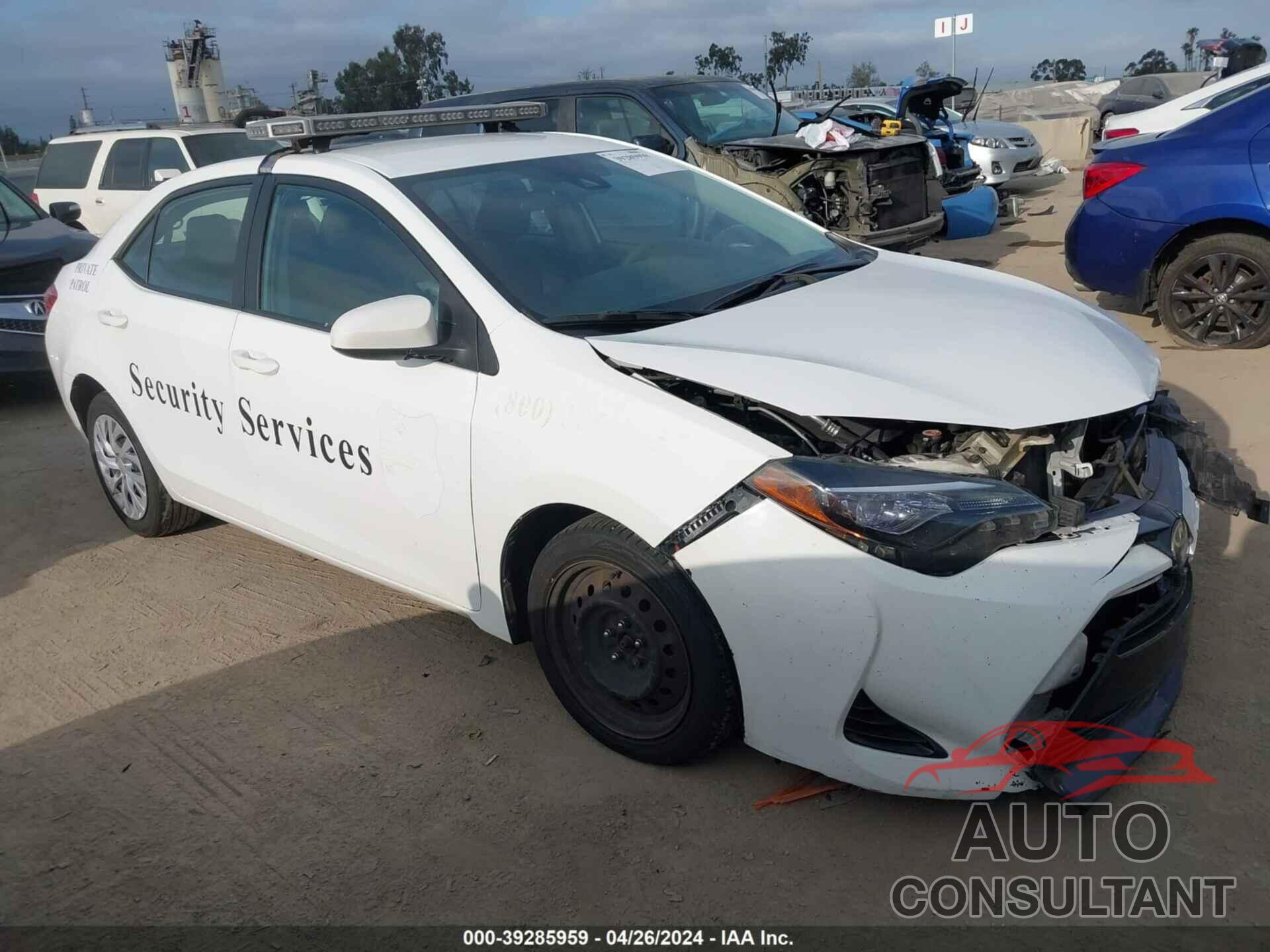 TOYOTA COROLLA 2018 - 2T1BURHE1JC986888