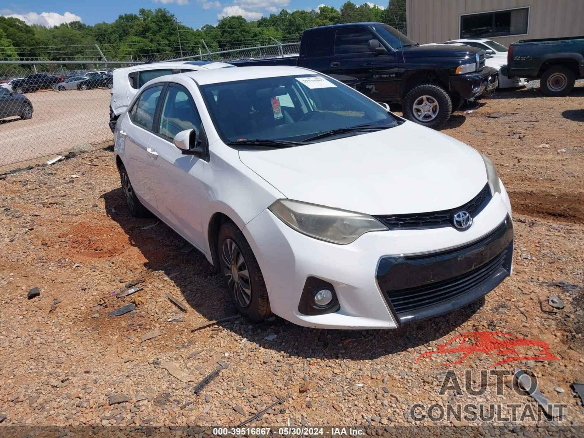 TOYOTA COROLLA 2016 - 2T1BURHE9GC742947