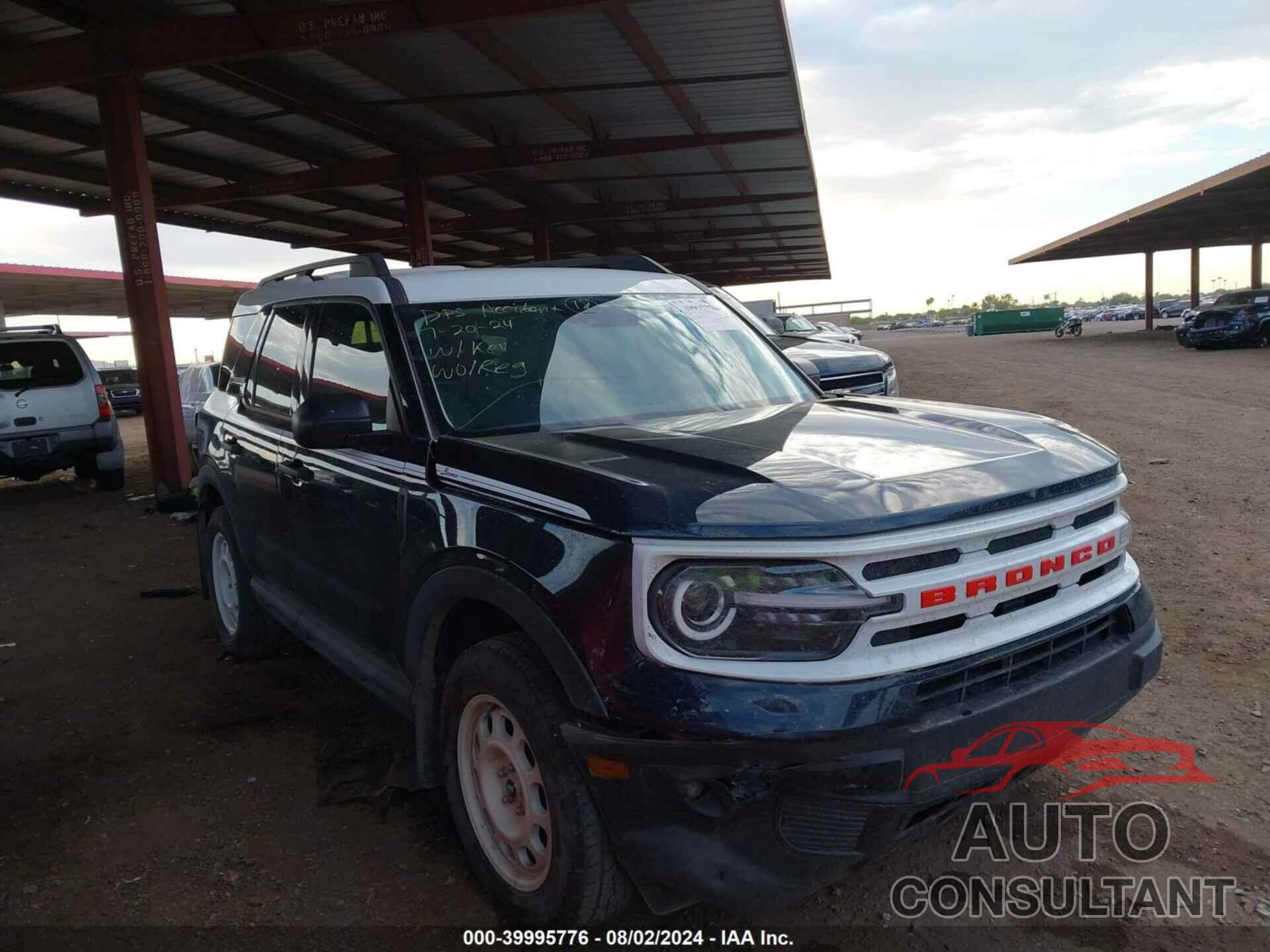 FORD BRONCO SPORT 2023 - 3FMCR9G60PRE10806