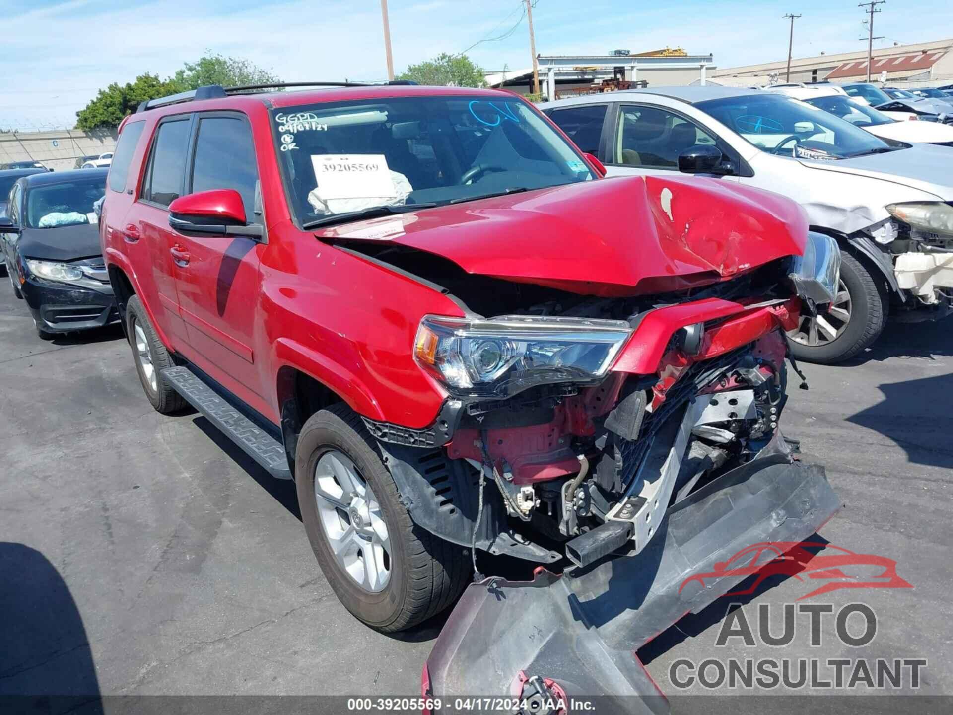 TOYOTA 4RUNNER 2019 - JTEBU5JRXK5676044