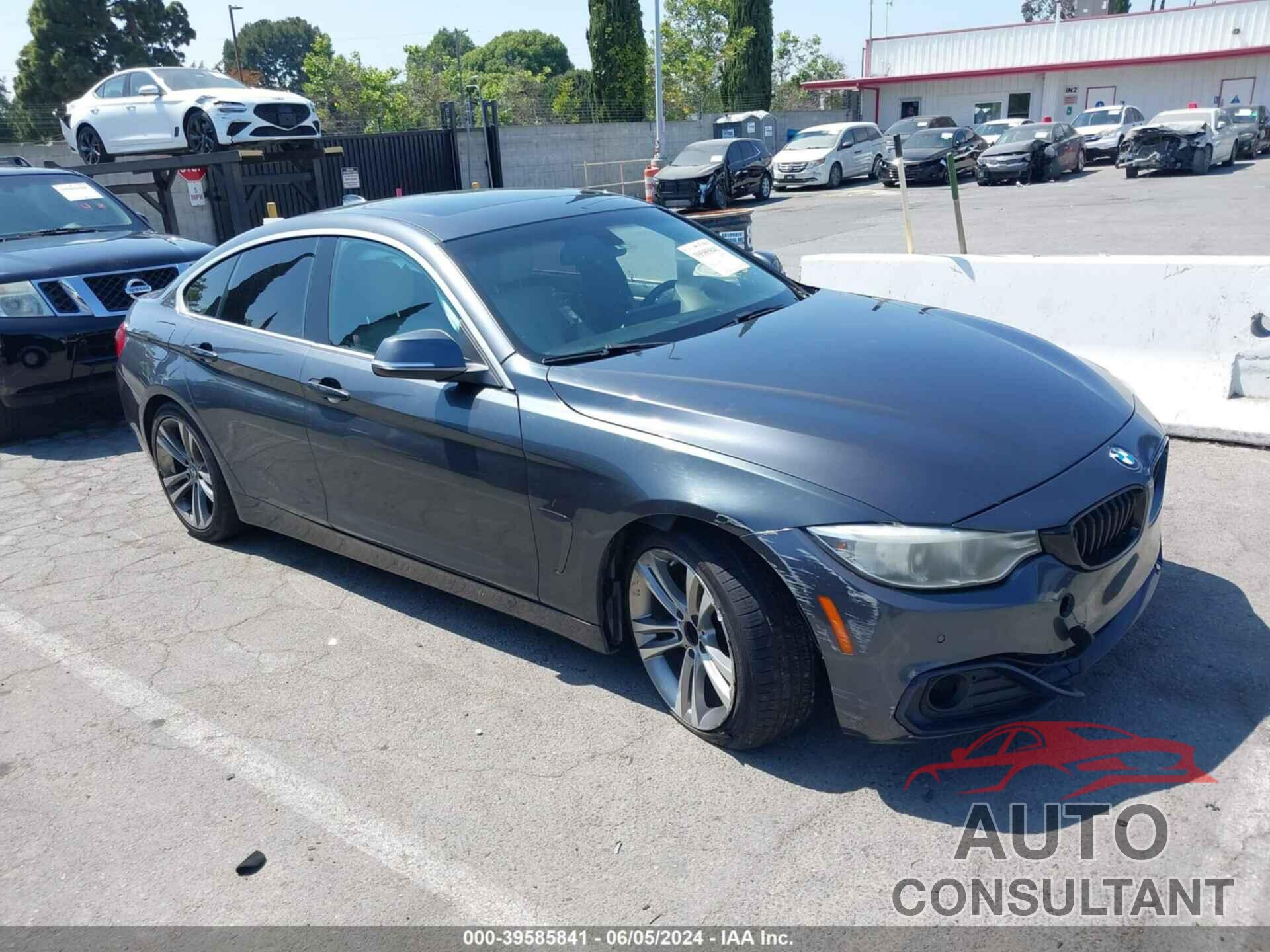 BMW 430I GRAN COUPE 2017 - WBA4F7C39HG787903