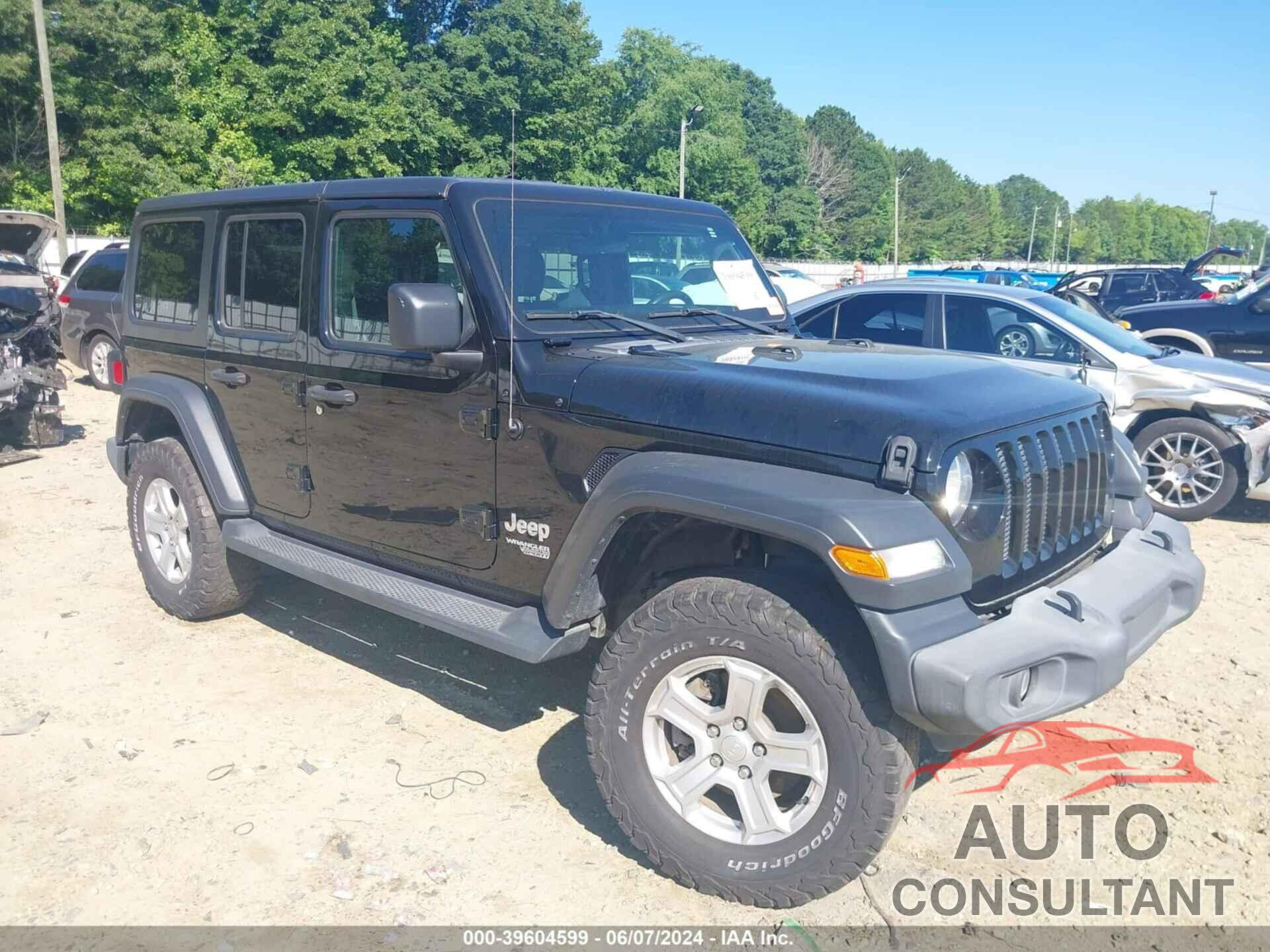 JEEP WRANGLER UNLIMITED 2019 - 1C4HJXDG5KW530108
