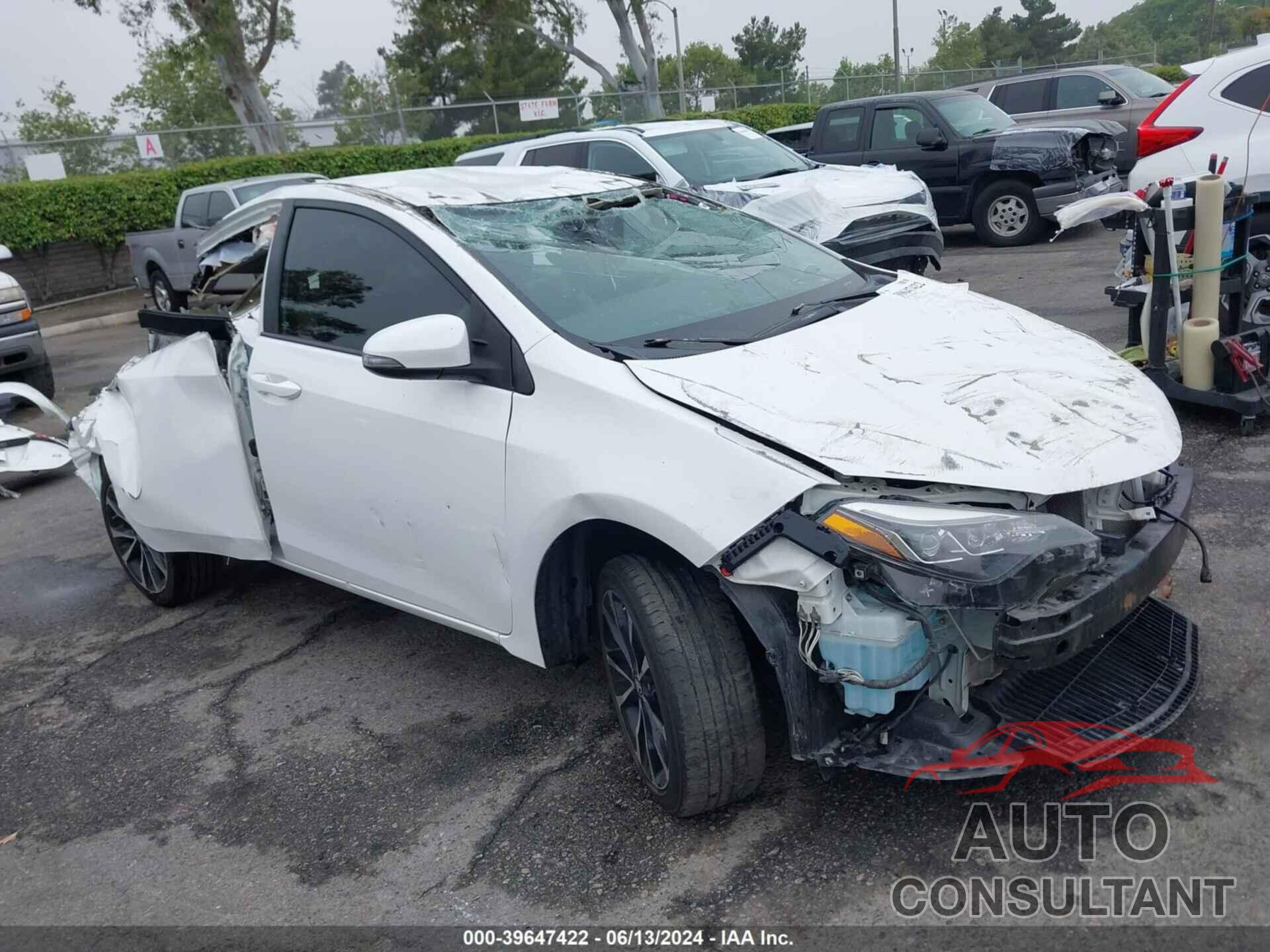 TOYOTA COROLLA 2017 - 5YFBURHE3HP710870