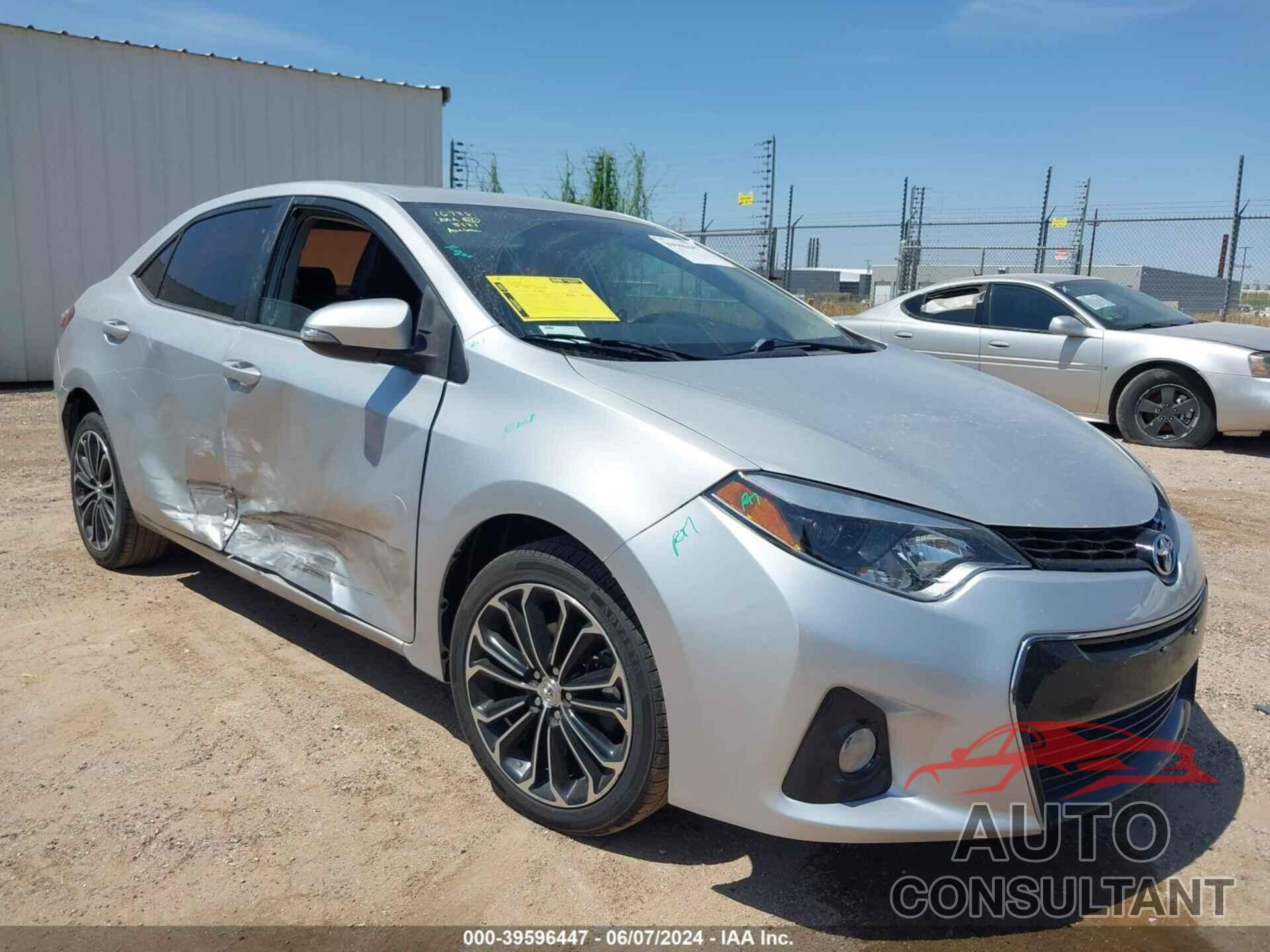 TOYOTA COROLLA 2016 - 5YFBURHE0GP436235