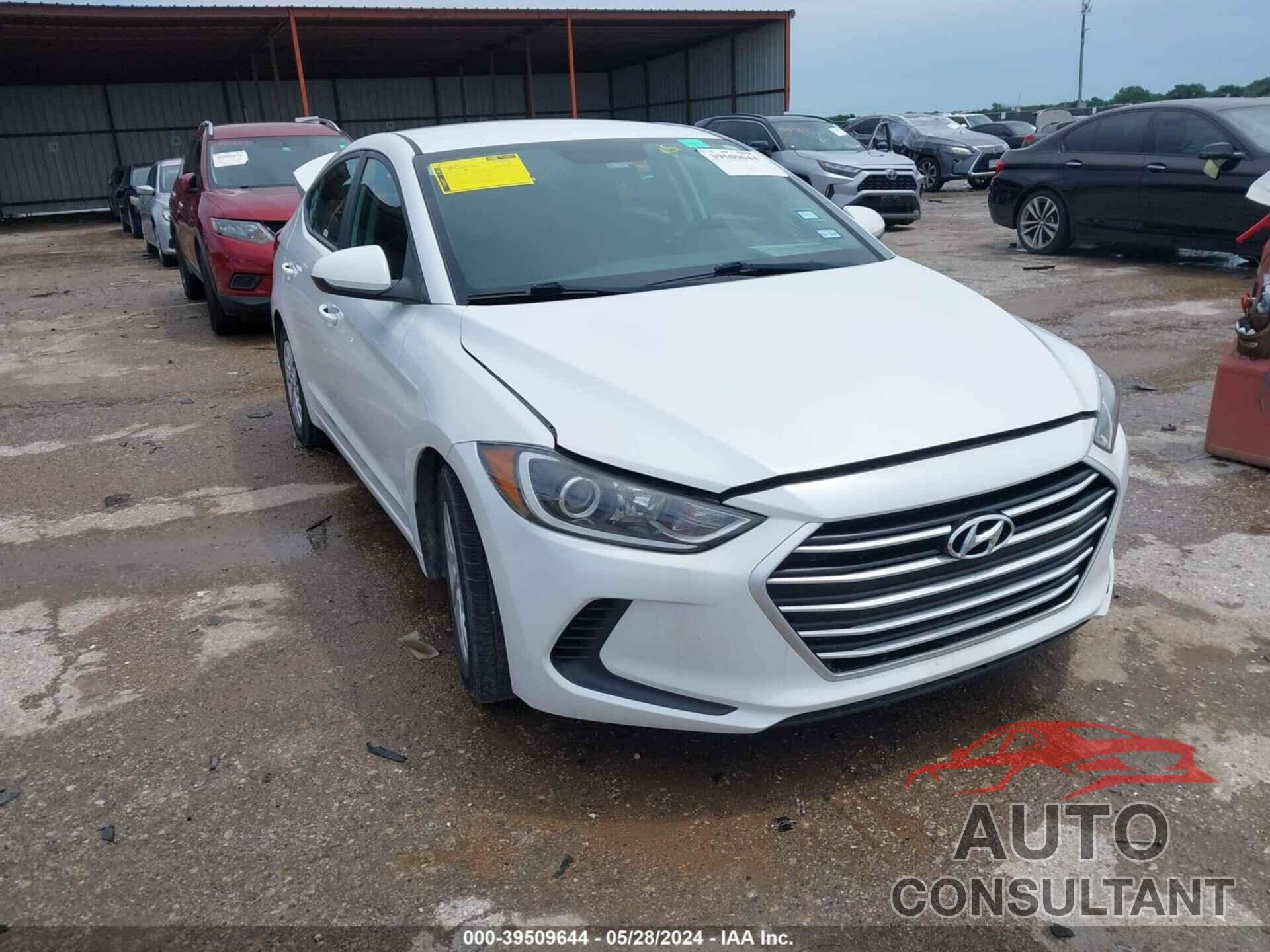 HYUNDAI ELANTRA 2018 - 5NPD74LF9JH391237