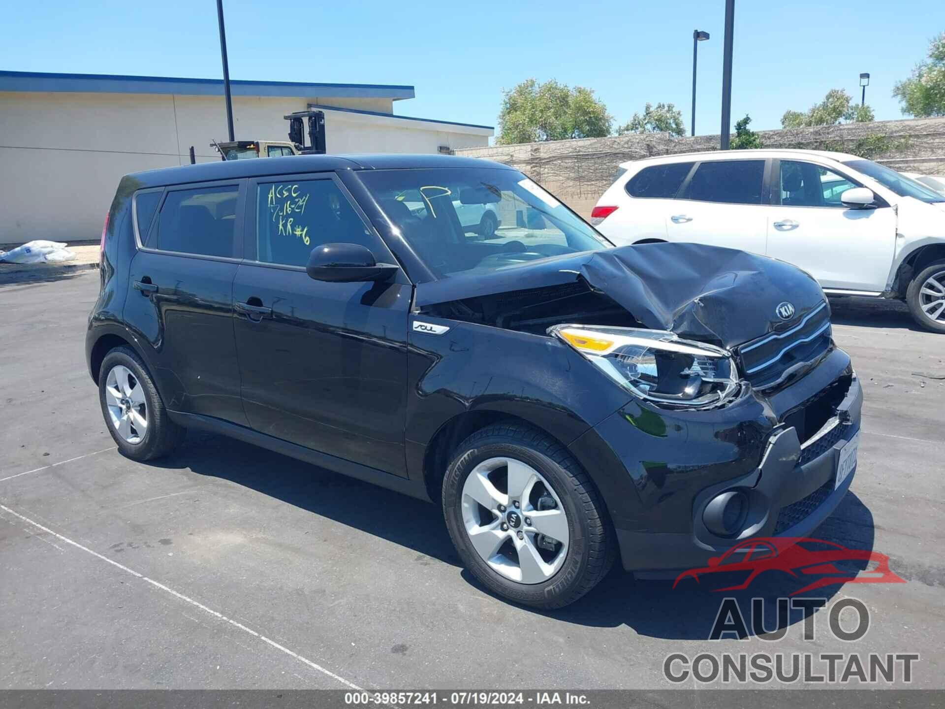 KIA SOUL 2019 - KNDJN2A28K7665904