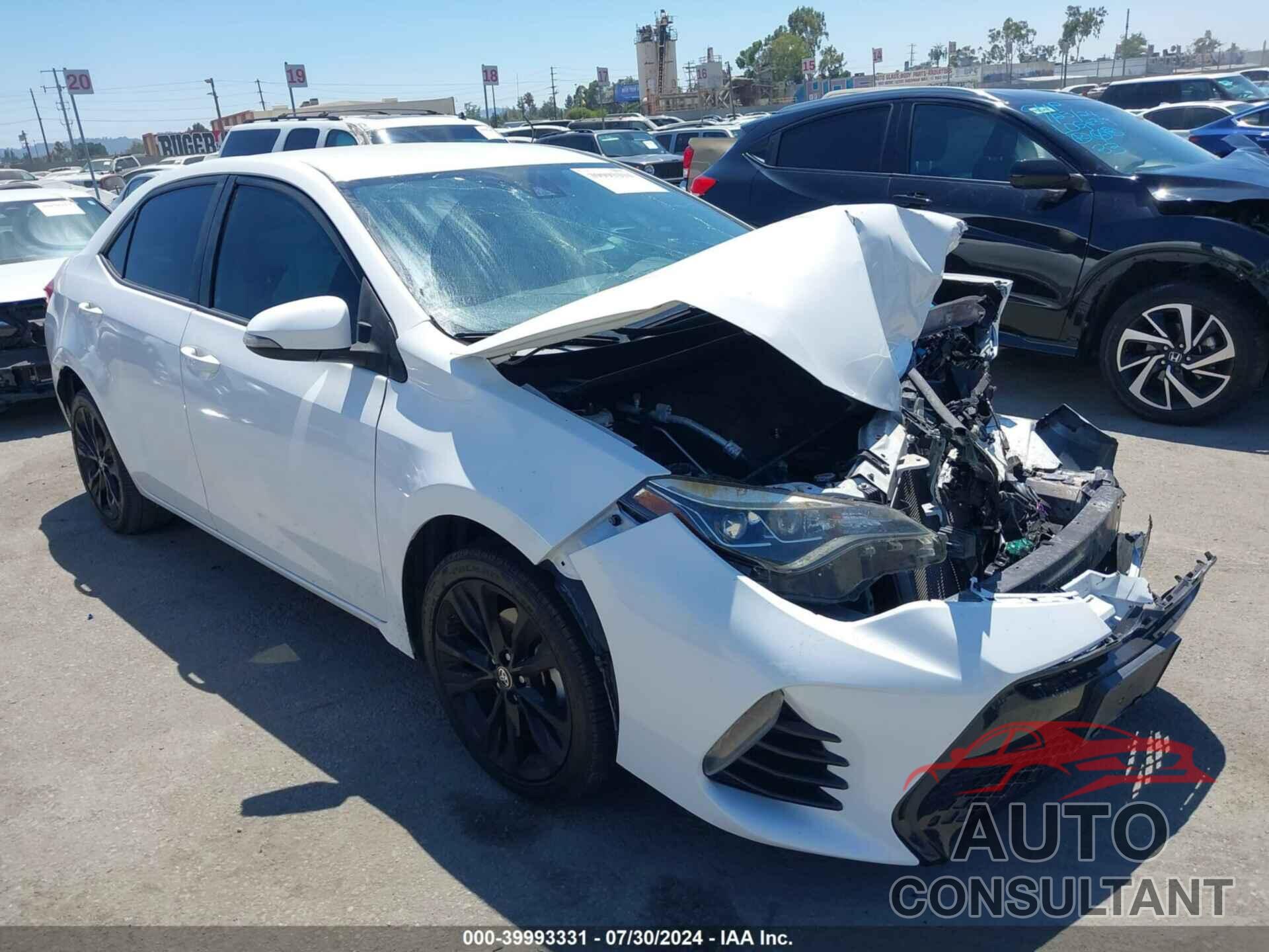 TOYOTA COROLLA 2017 - 5YFBURHE1HP689372