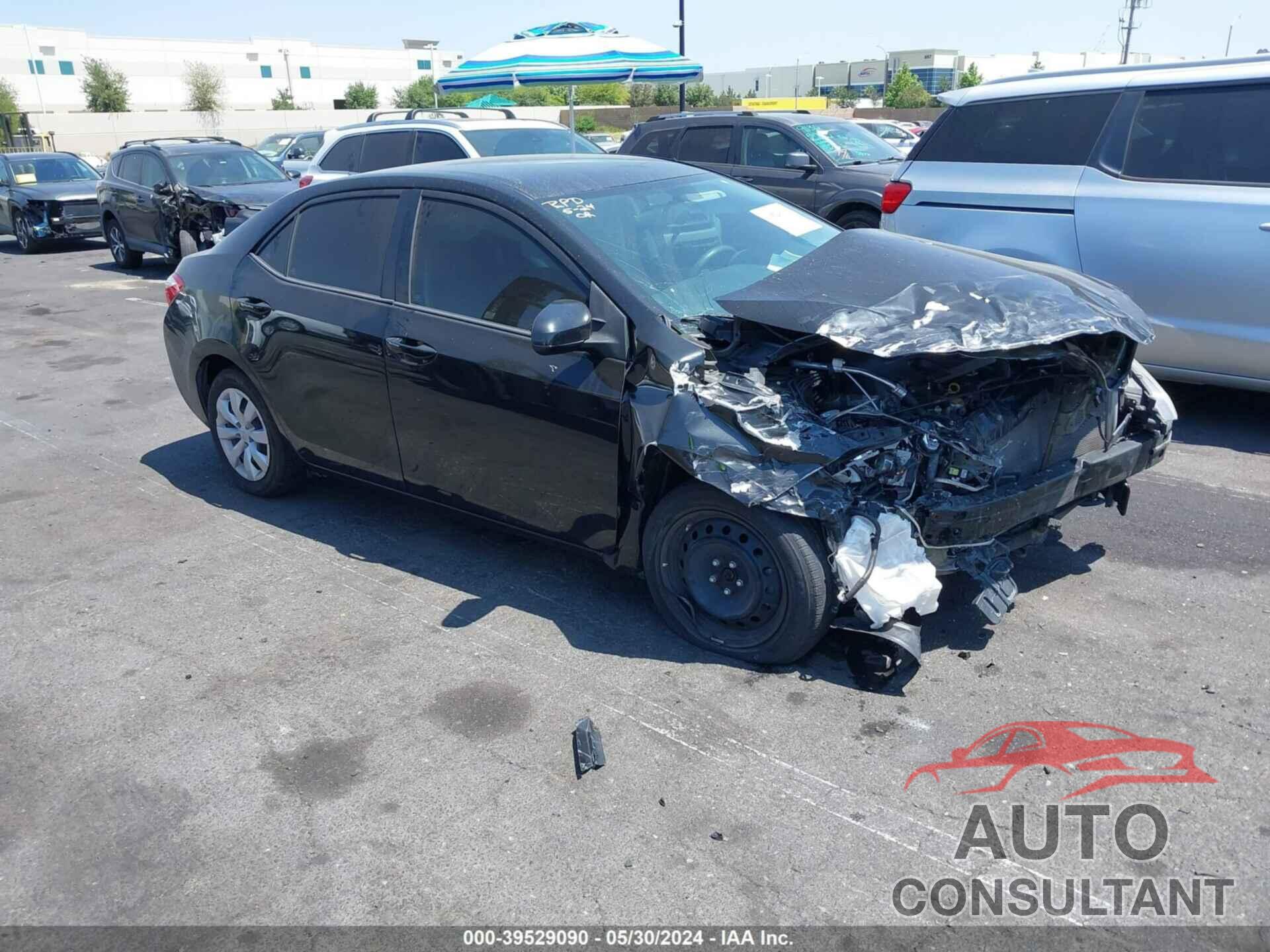 TOYOTA COROLLA 2016 - 5YFBURHE3GP411541