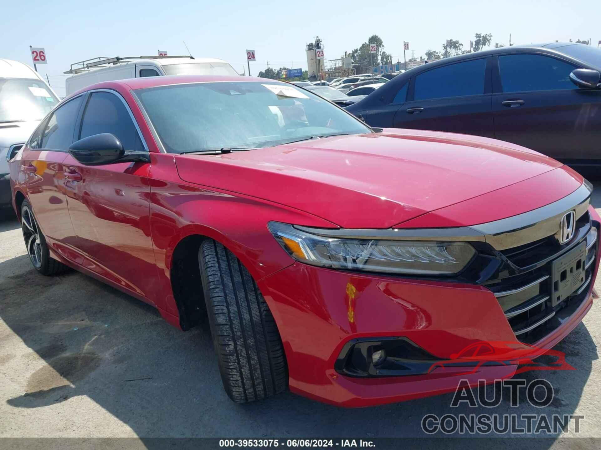 HONDA ACCORD 2021 - 1HGCV2F39MA025671