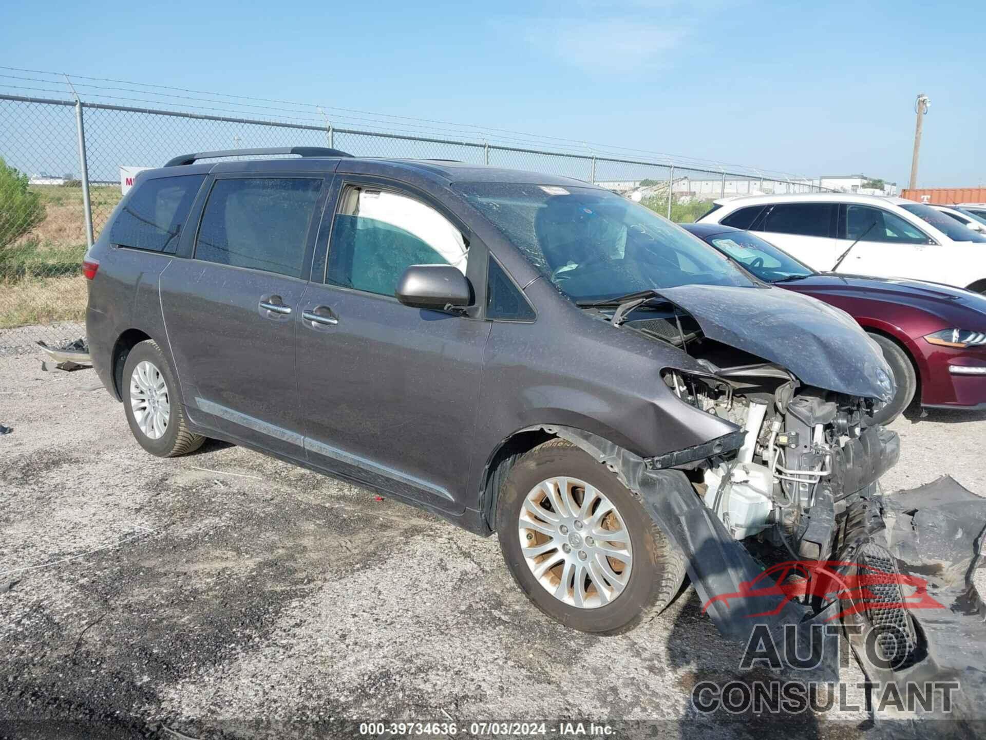 TOYOTA SIENNA 2016 - 5TDYK3DC0GS701163