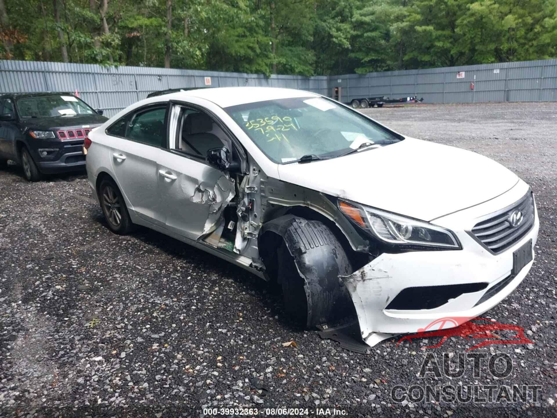 HYUNDAI SONATA 2017 - 5NPE24AF7HH542706