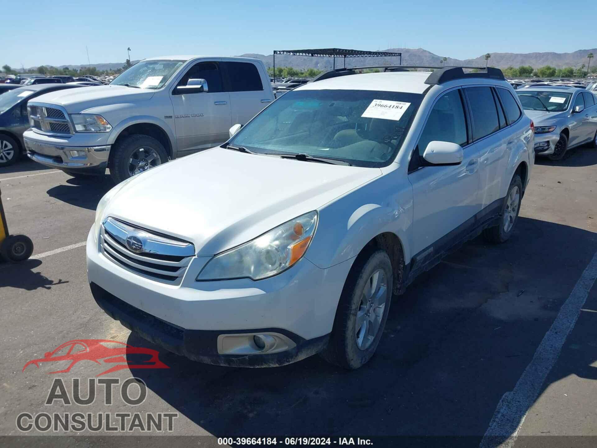 SUBARU OUTBACK 2012 - 4S4BRCCC2C3302975