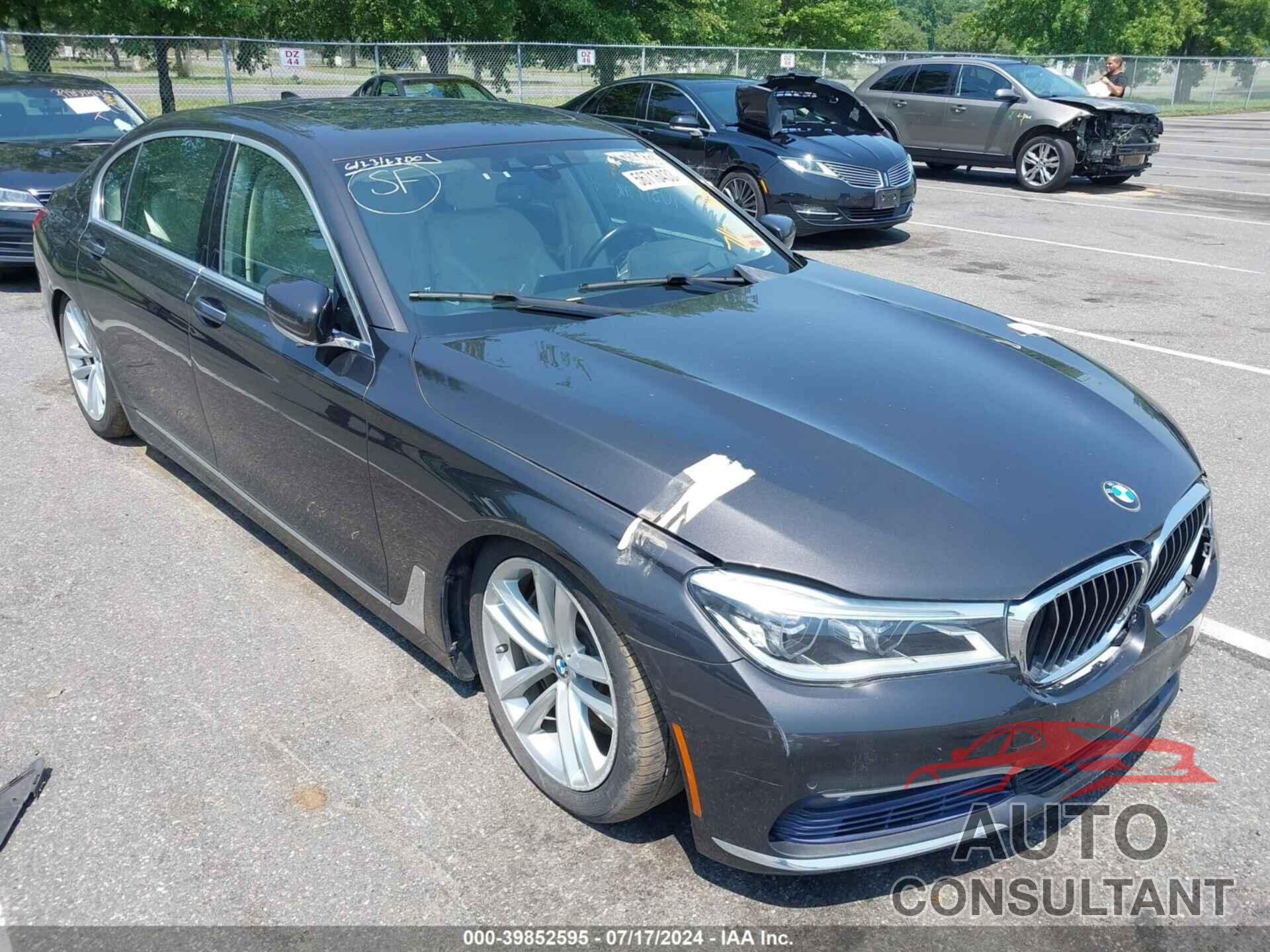 BMW 750I 2016 - WBA7F2C59GG419981