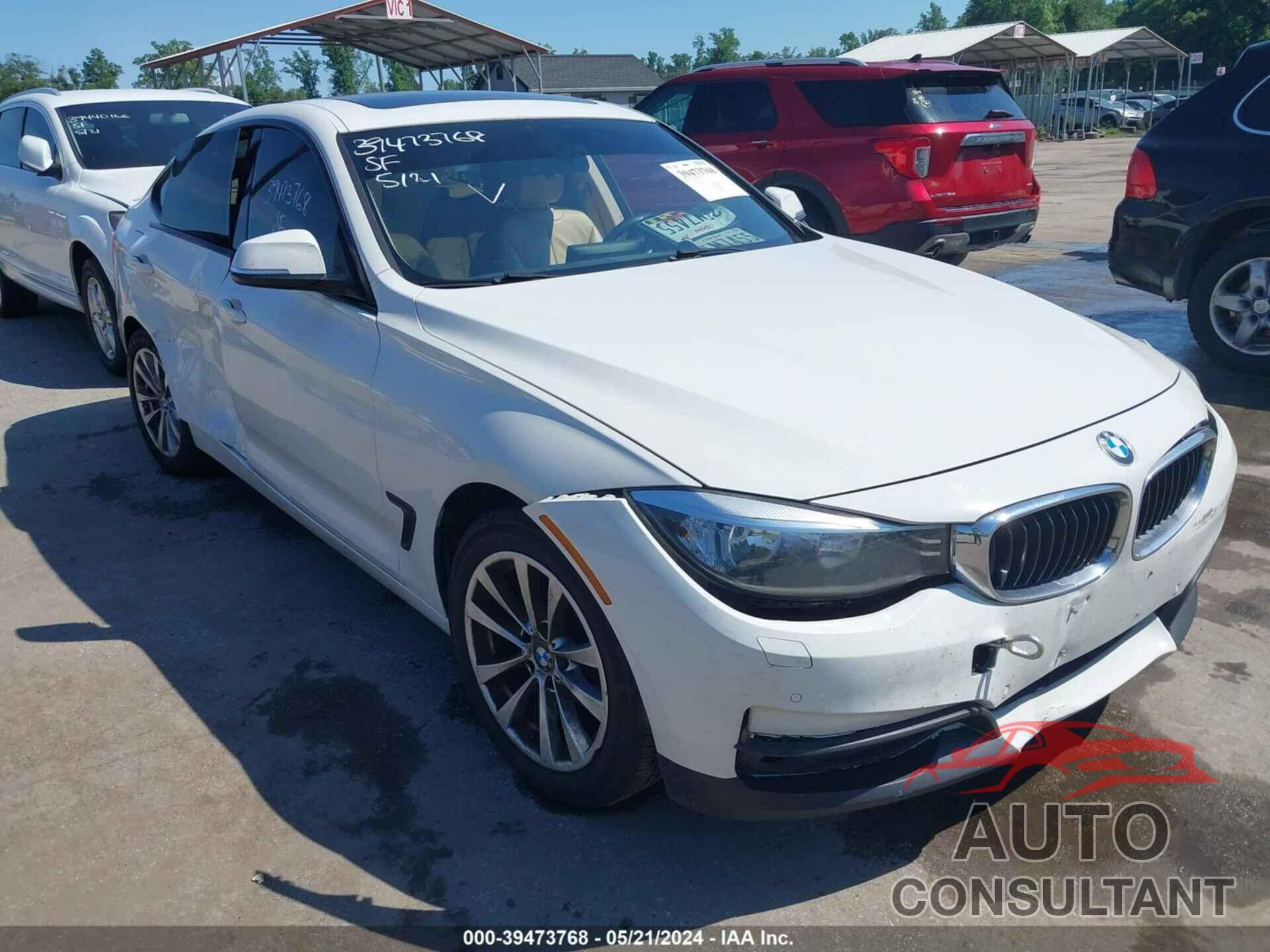 BMW 328I GRAN TURISMO 2015 - WBA3X5C55FD561564