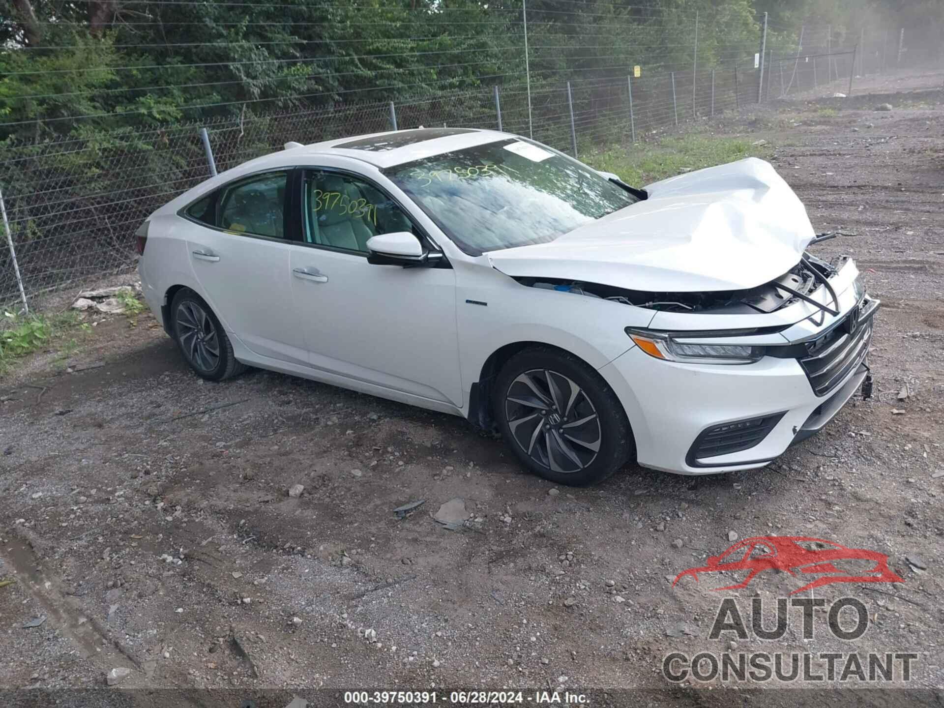 HONDA INSIGHT 2019 - 19XZE4F91KE001772