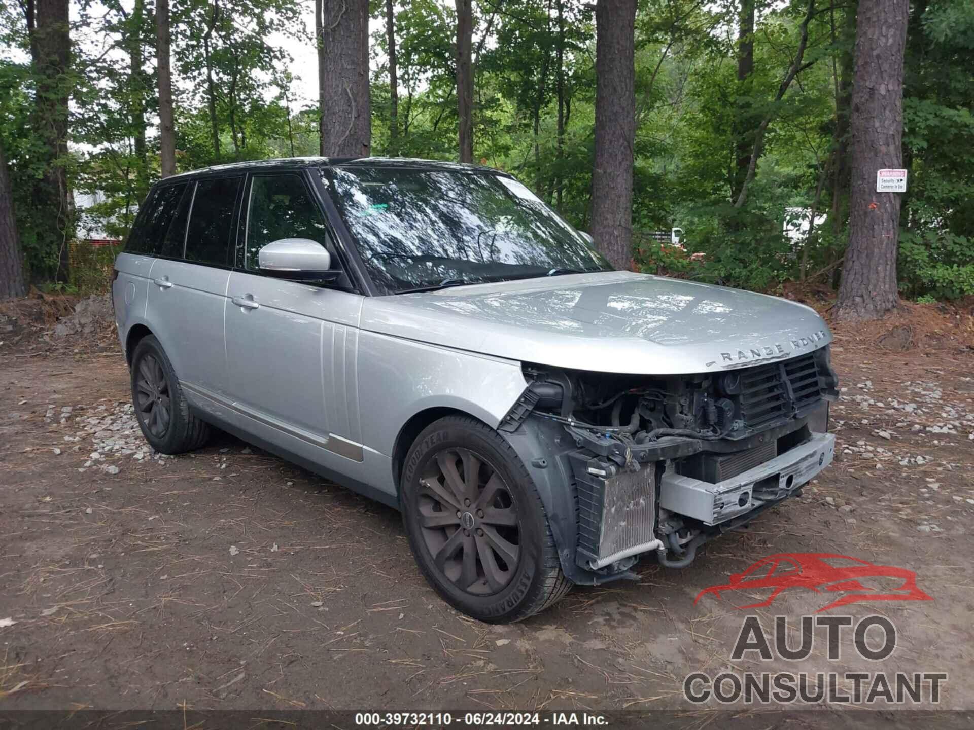 LAND ROVER RANGE ROVER 2016 - SALGS2VF3GA278809