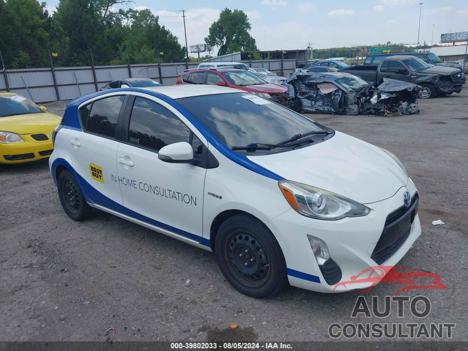 TOYOTA PRIUS C 2016 - JTDKDTB30G1122819