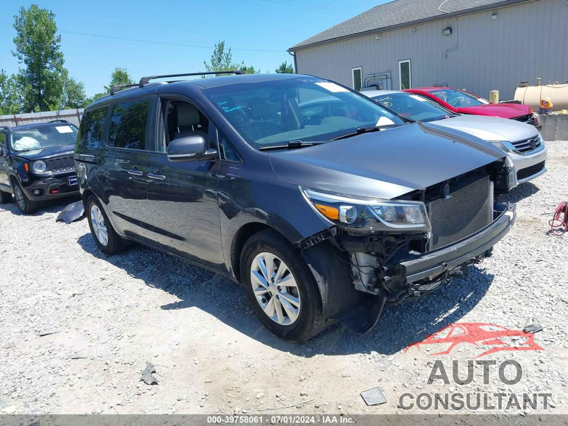 KIA SEDONA 2017 - KNDMB5C11H6279139