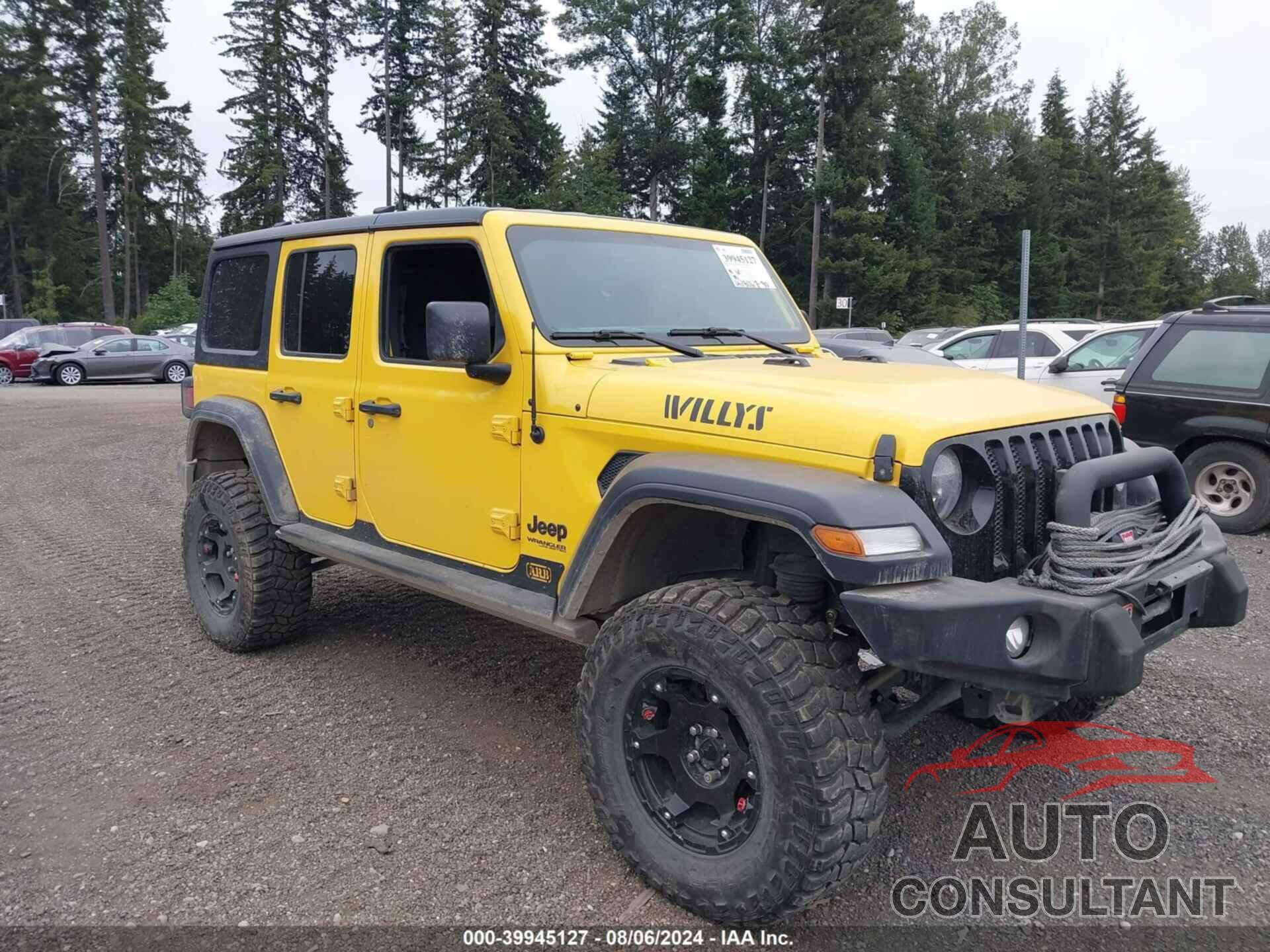 JEEP WRANGLER UNLIMITED 2020 - 1C4HJXDNXLW159379