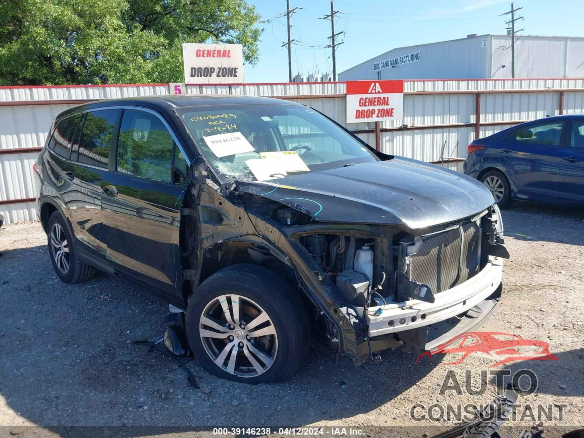 HONDA PILOT 2016 - 5FNYF5H56GB013684