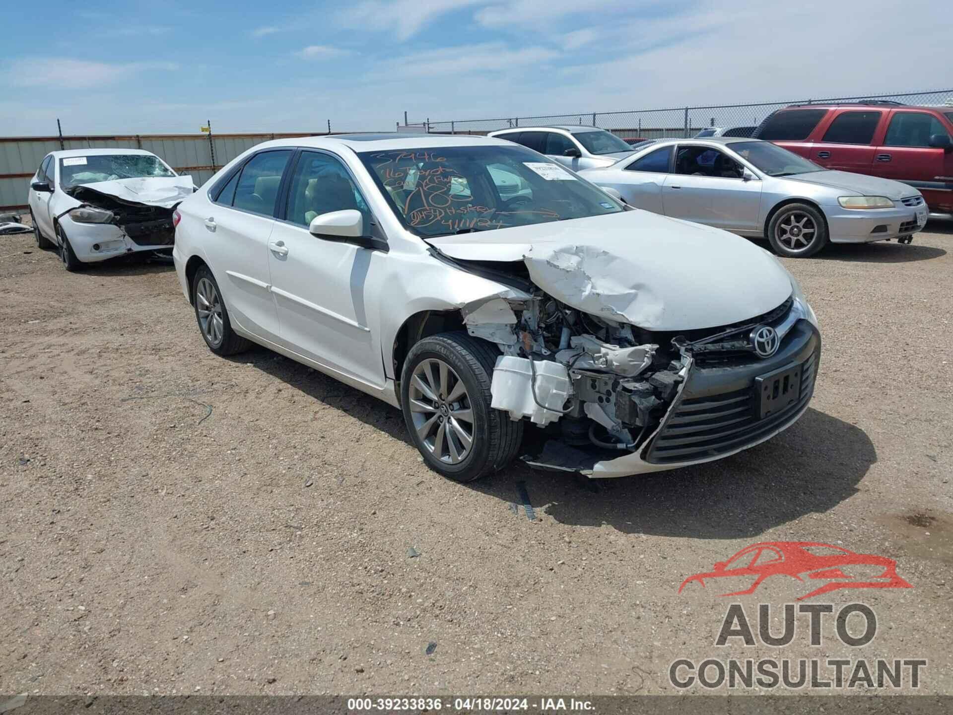 TOYOTA CAMRY 2016 - 4T1BF1FK0GU587188