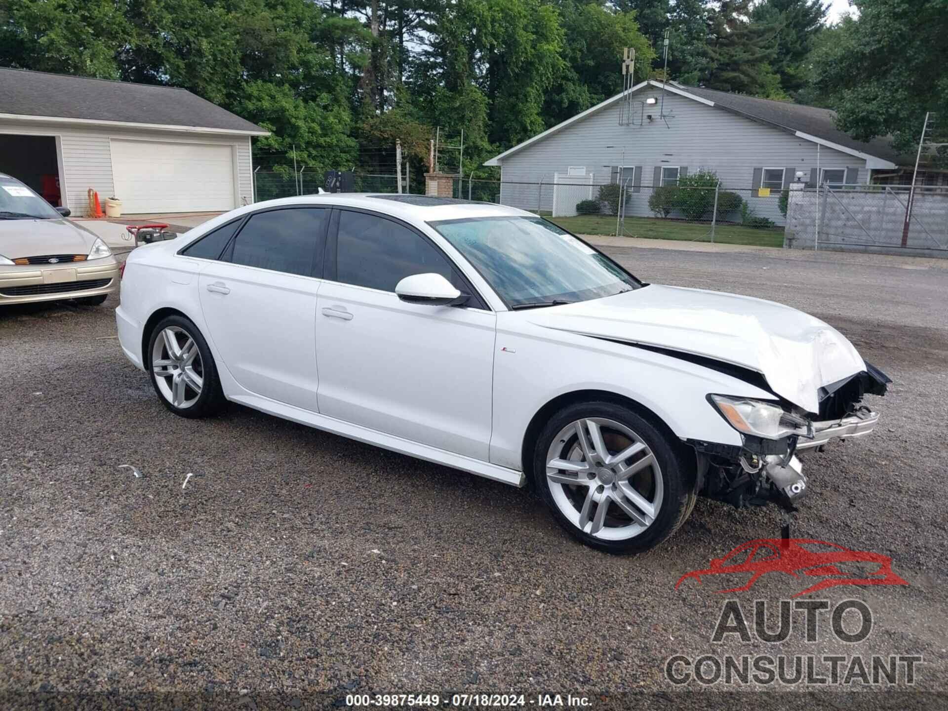 AUDI A6 2016 - WAUGFAFC6GN009588