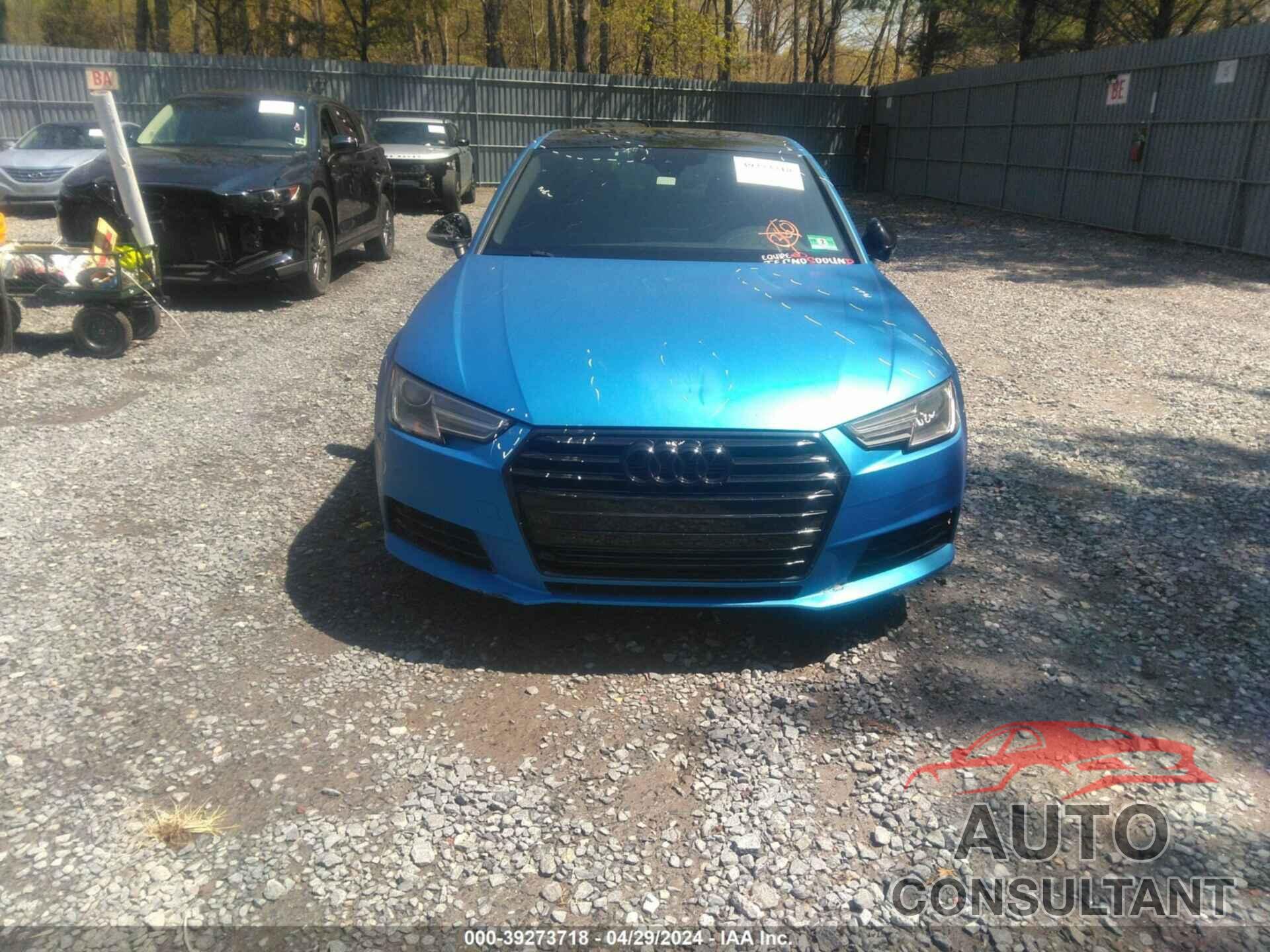 AUDI A4 2017 - WAUGNAF44HN014088