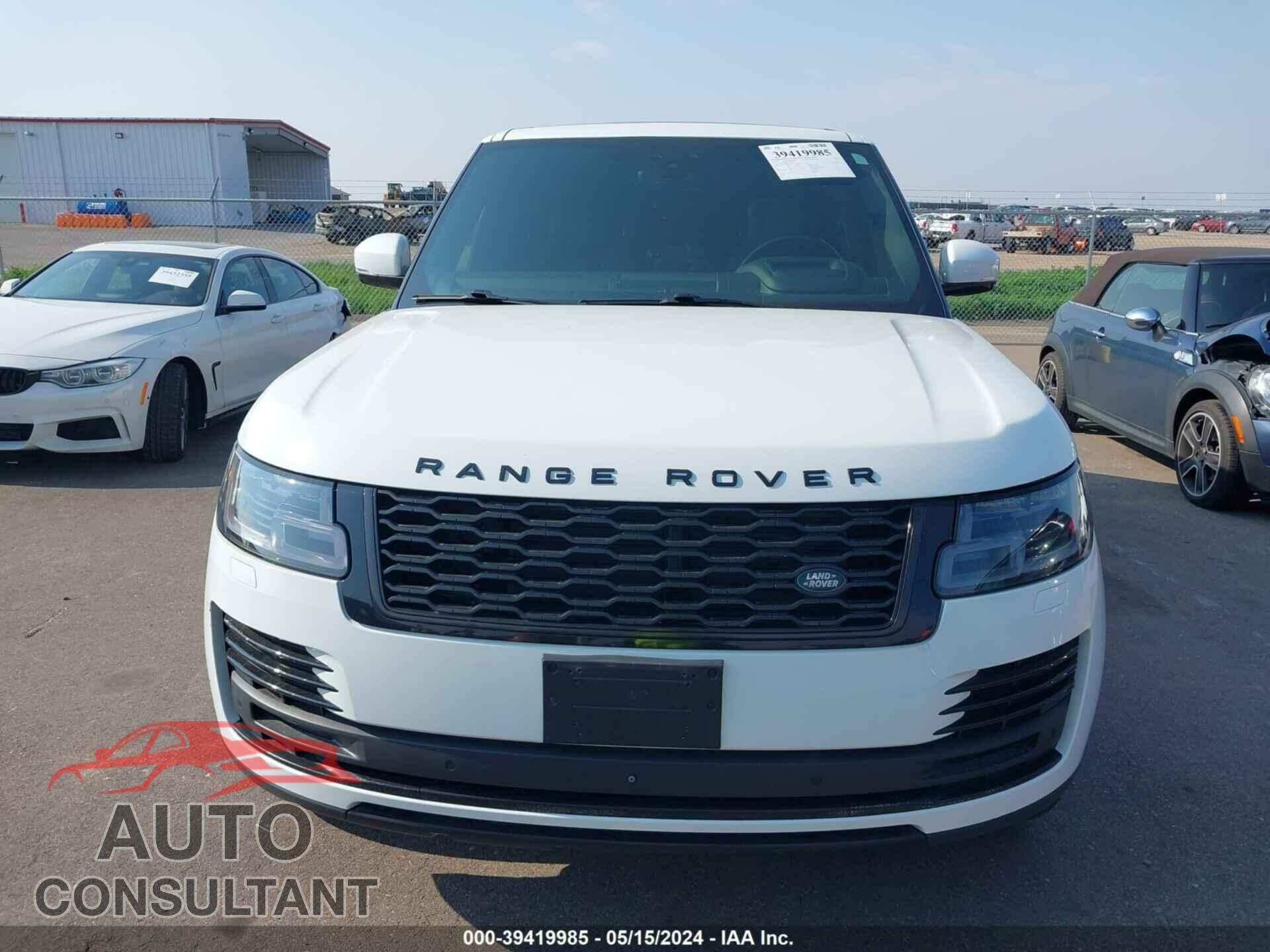 LAND ROVER RANGE ROVER 2018 - SALGS5REXJA390131