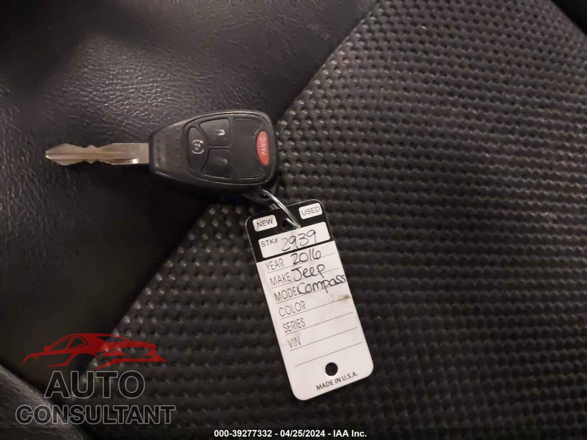 JEEP COMPASS 2016 - 1C4NJDEB4GD759323