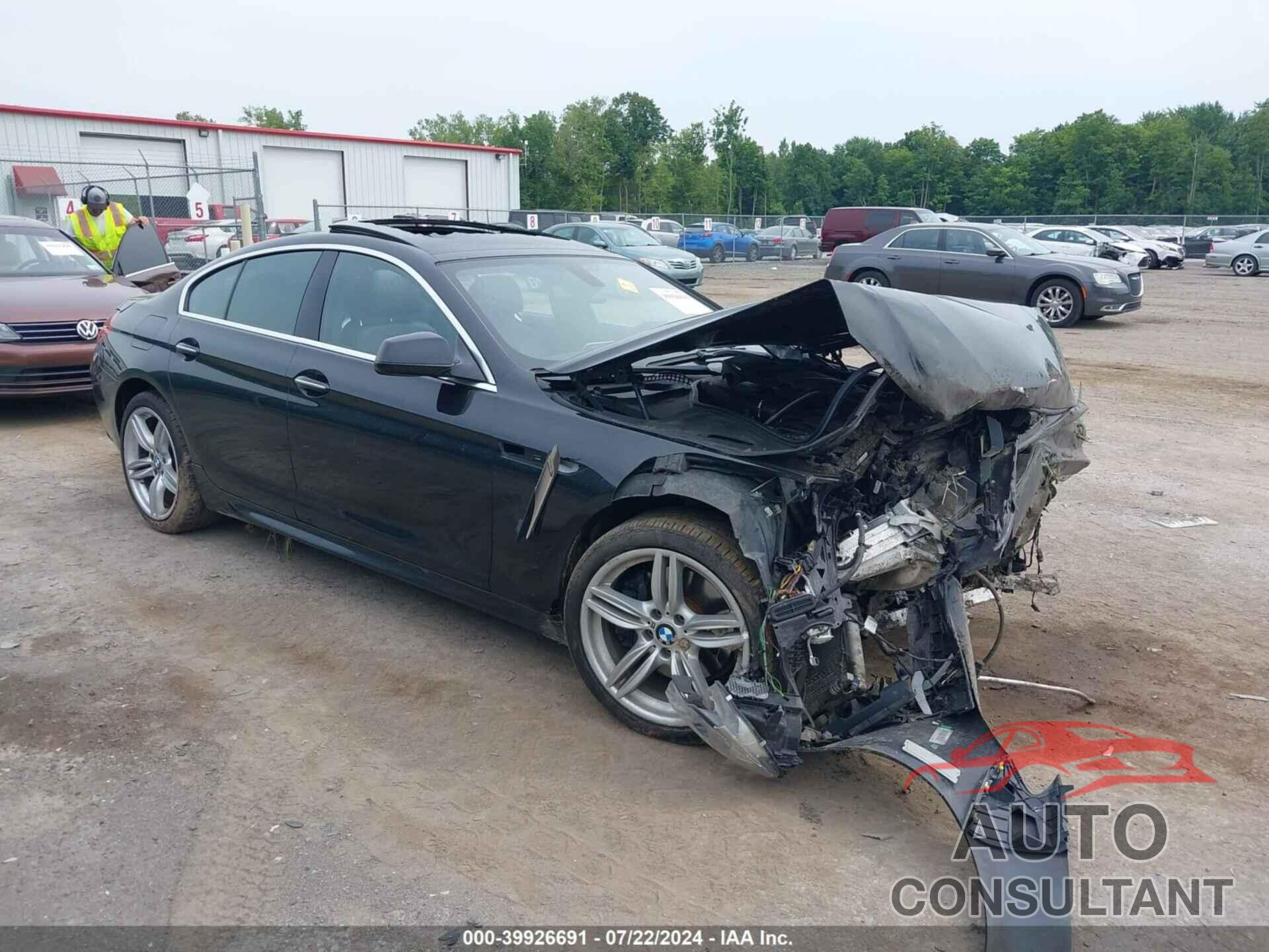 BMW 650I GRAN COUPE 2013 - WBA6B4C56DD098367