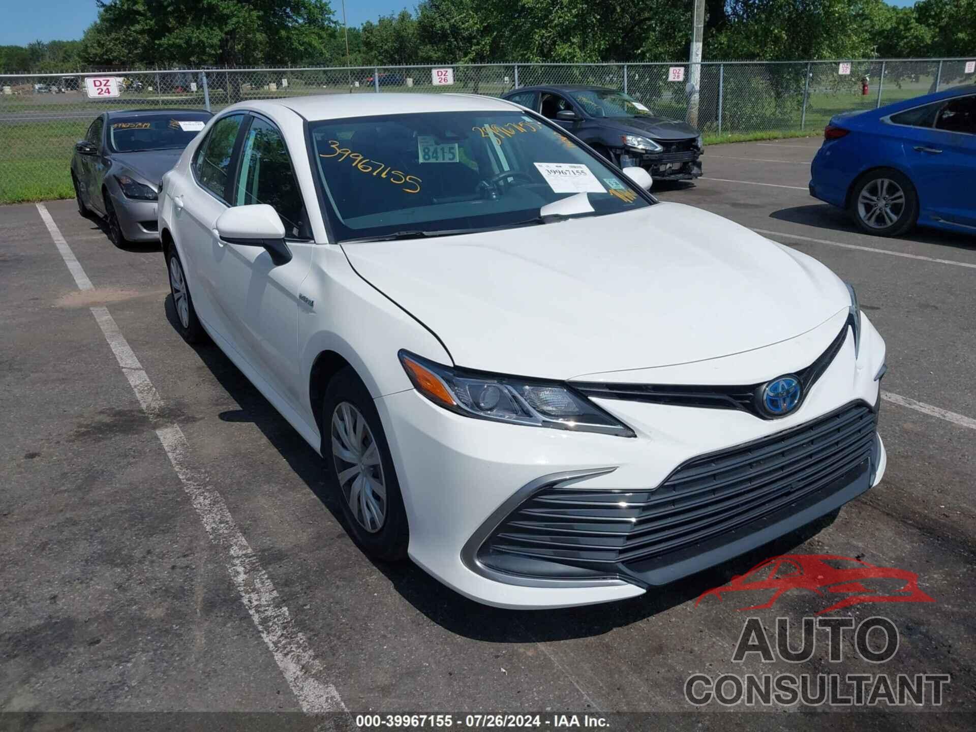 TOYOTA CAMRY 2021 - 4T1C31AK8MU022638