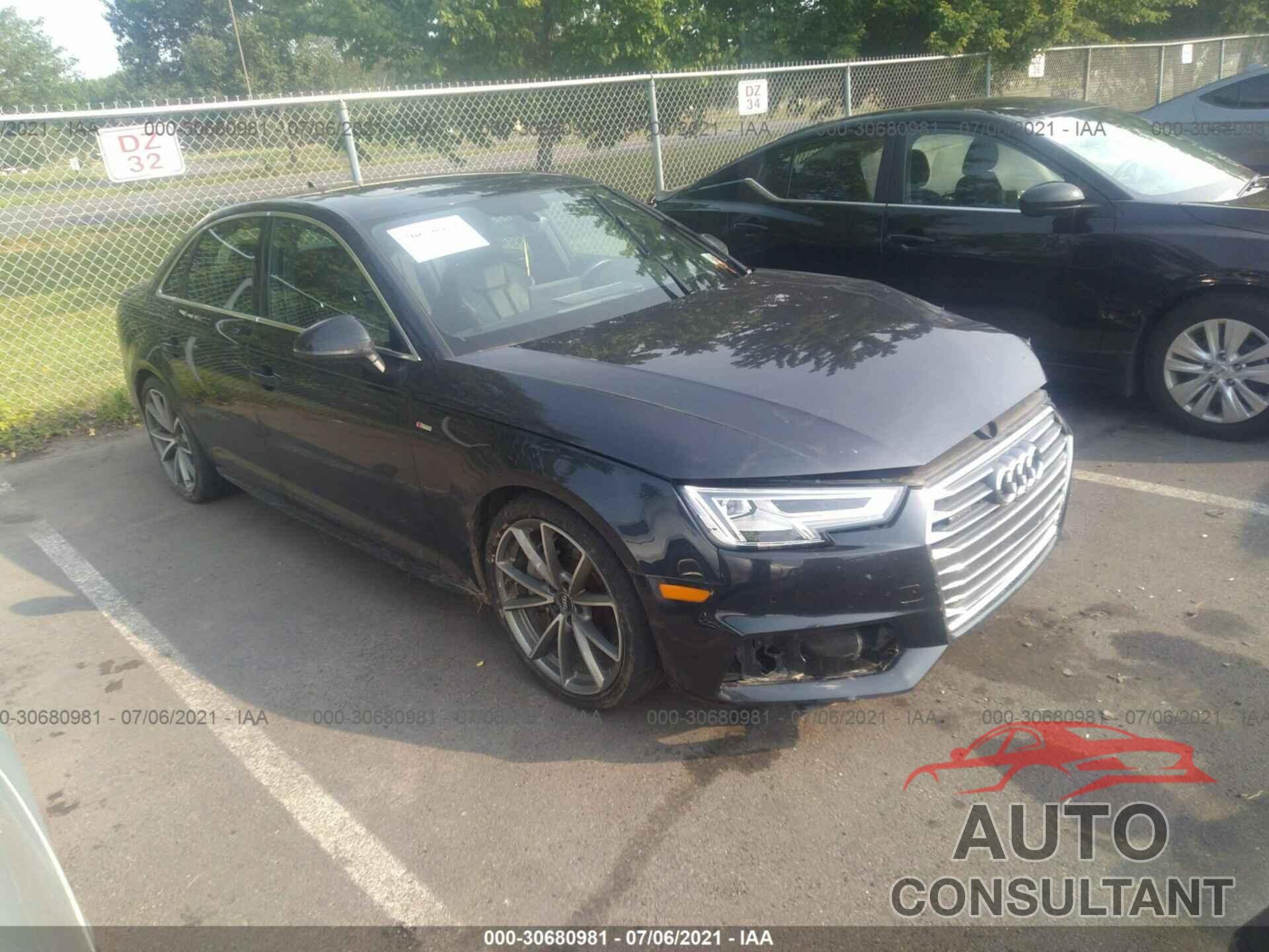 AUDI A4 2017 - WAUFNAF41HN044449