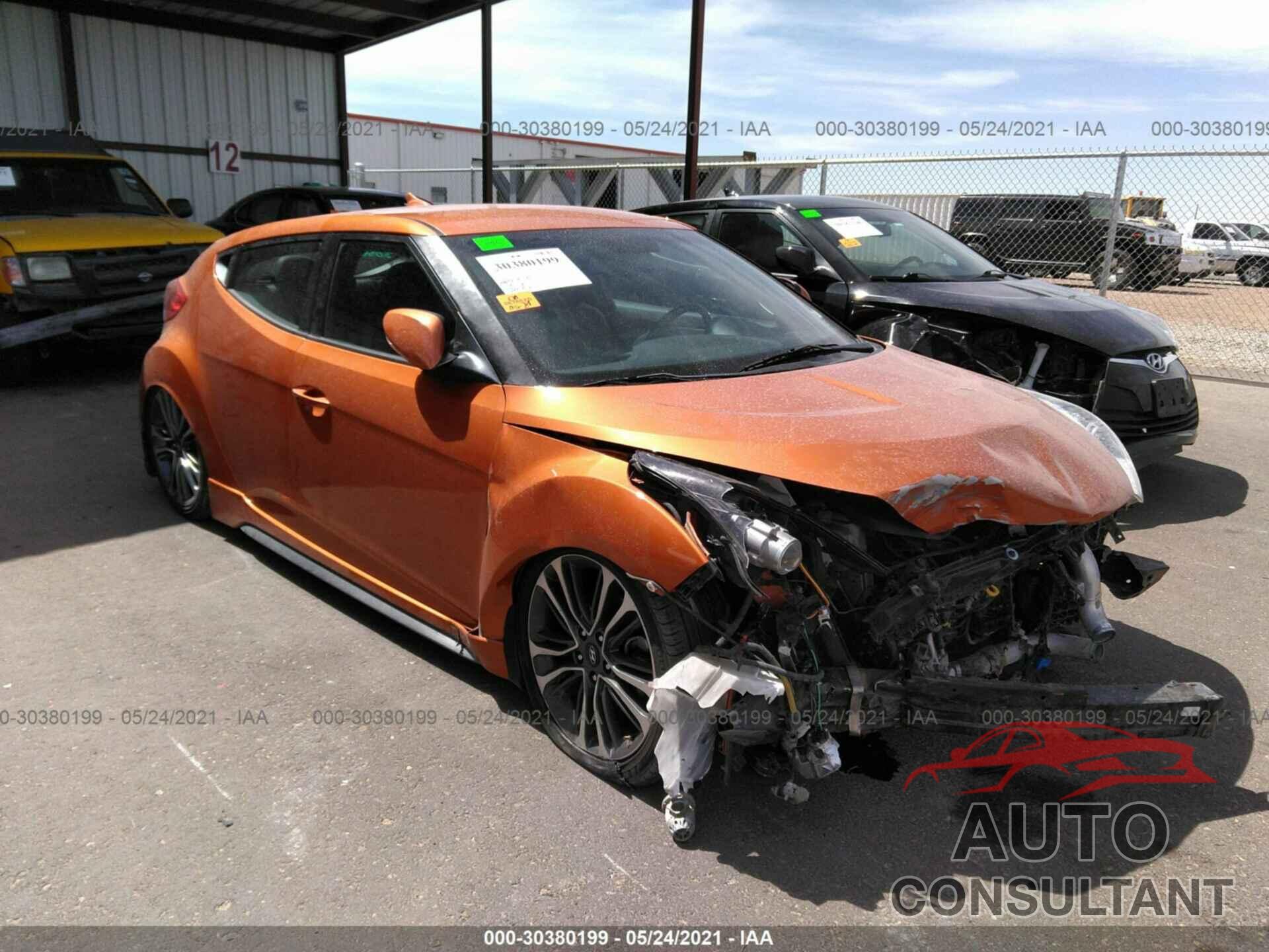 HYUNDAI VELOSTER 2016 - KMHTC6AE0GU285900