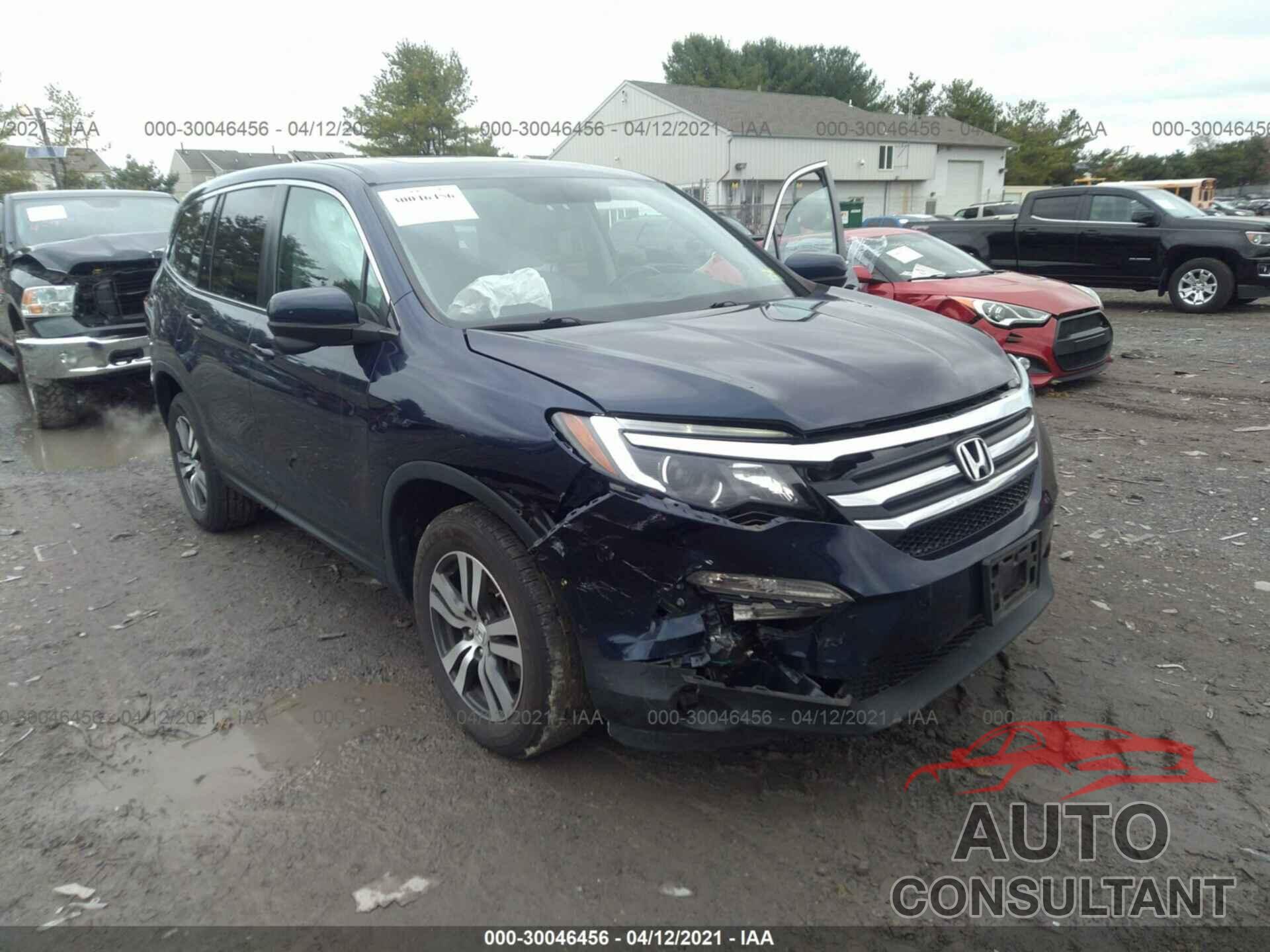 HONDA PILOT 2016 - 5FNYF6H50GB066709