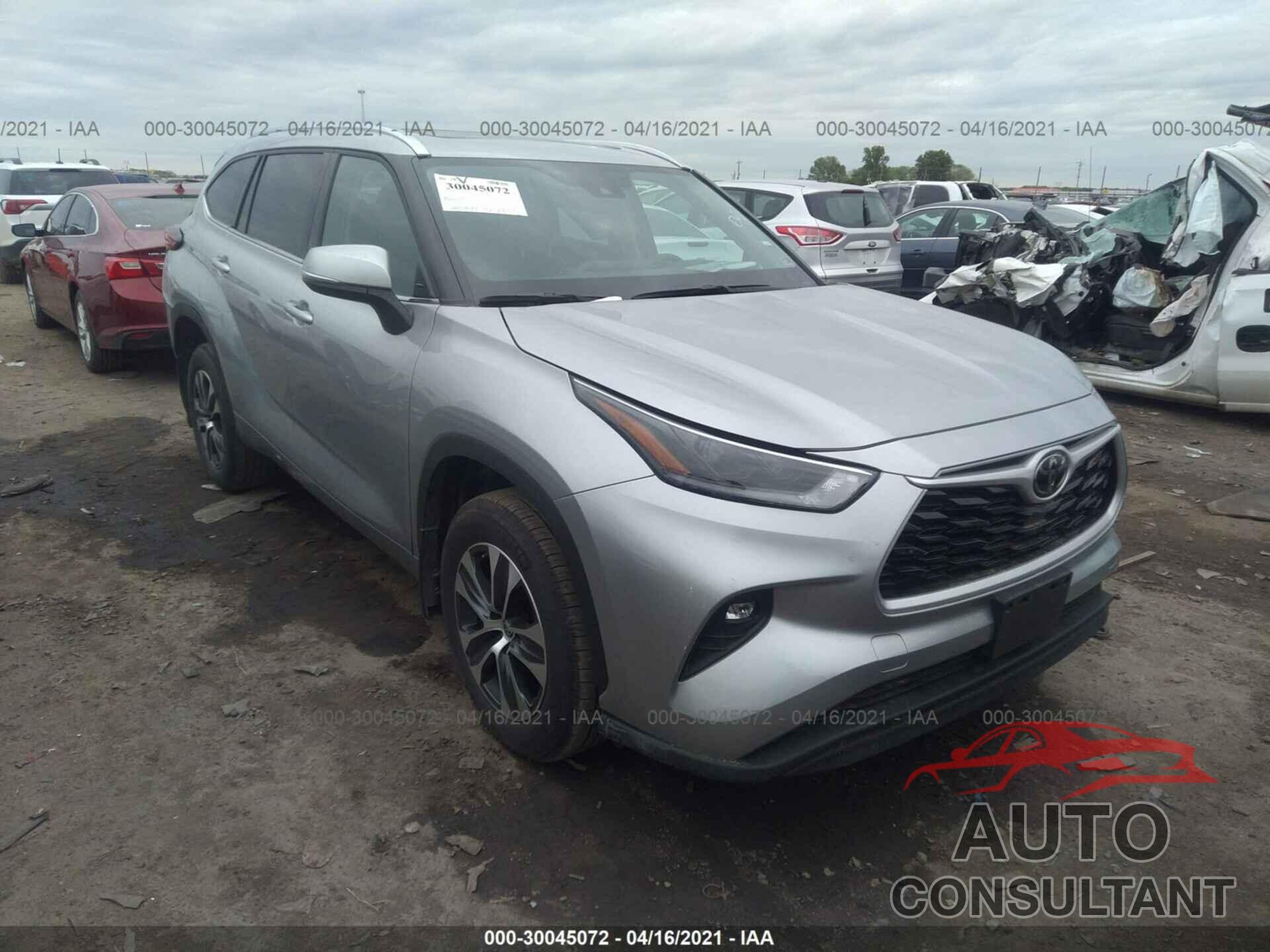 TOYOTA HIGHLANDER 2021 - 5TDGZRBH1MS074011