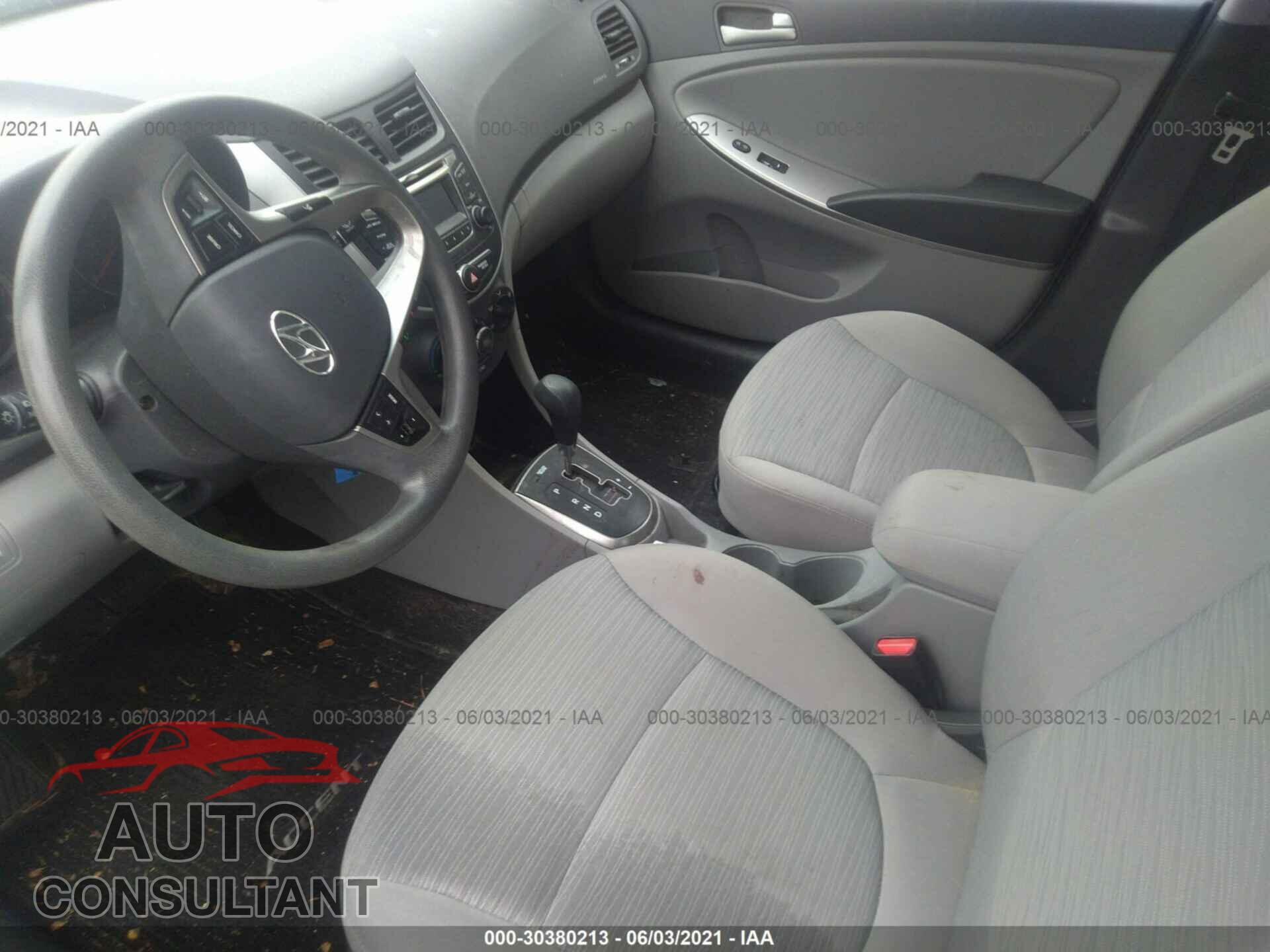 HYUNDAI ACCENT 2016 - KMHCT4AEXGU972757