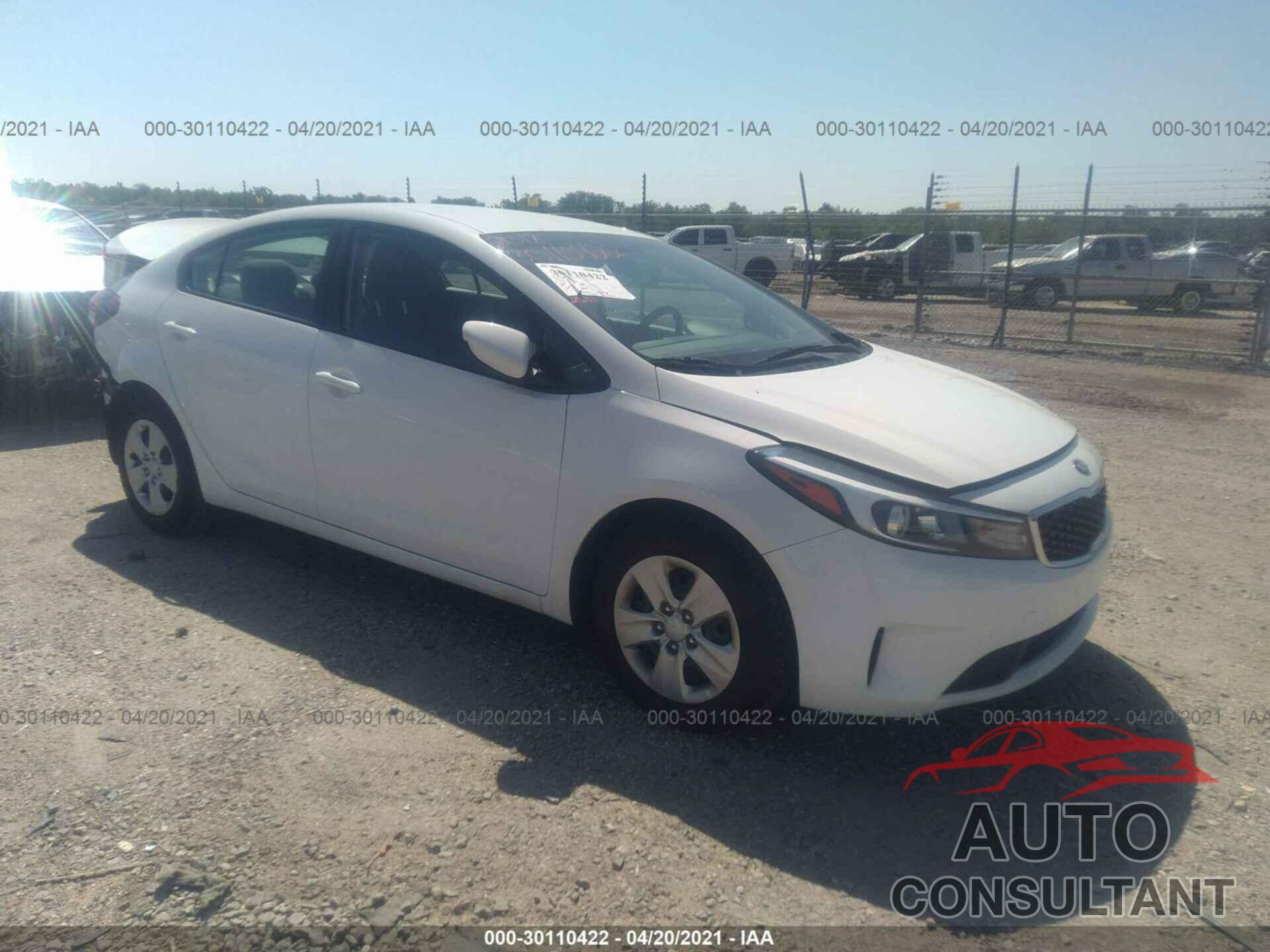 KIA FORTE 2018 - 3KPFK4A79JE270196