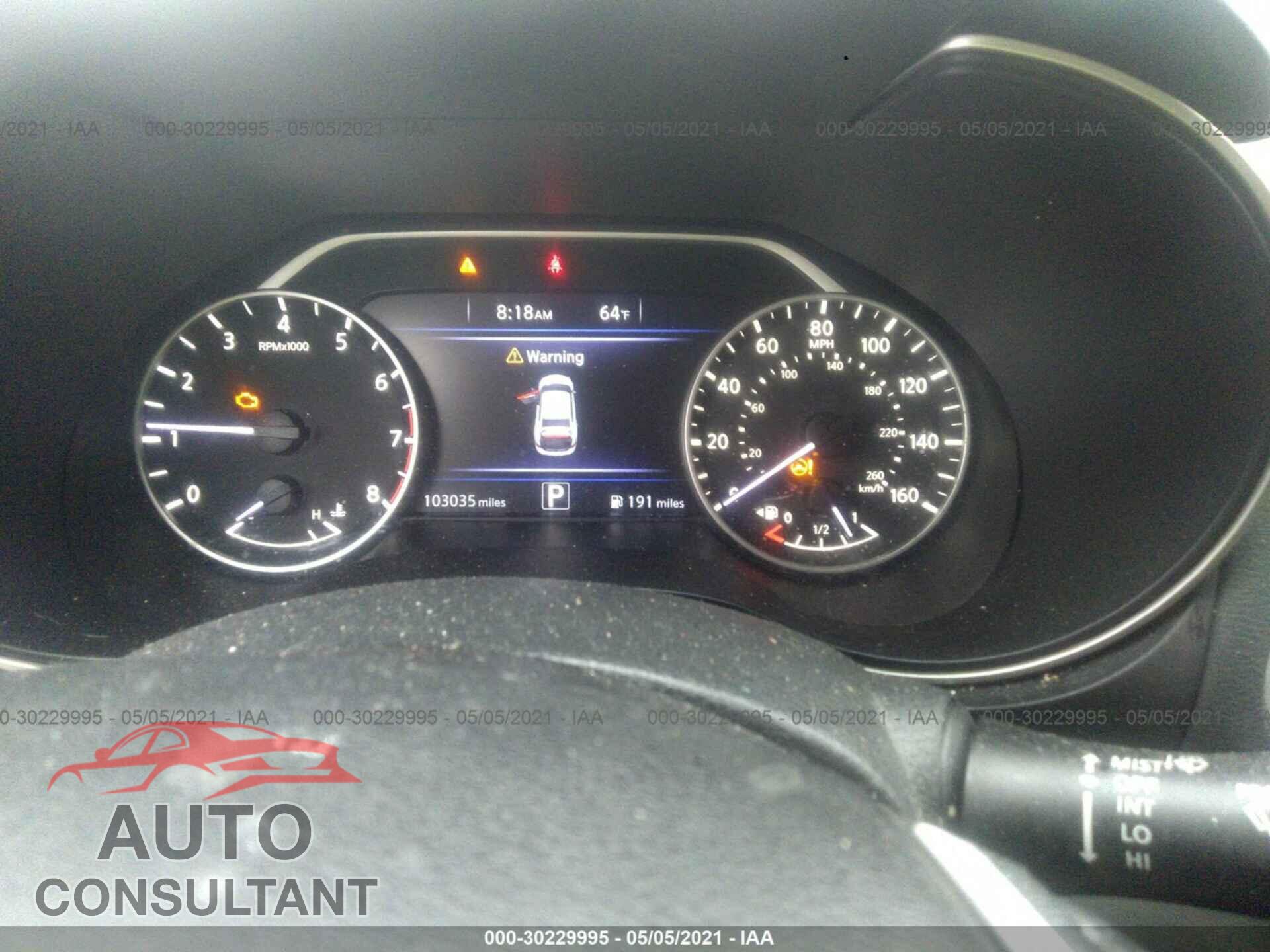 NISSAN MAXIMA 2017 - 1N4AA6AP1HC363634